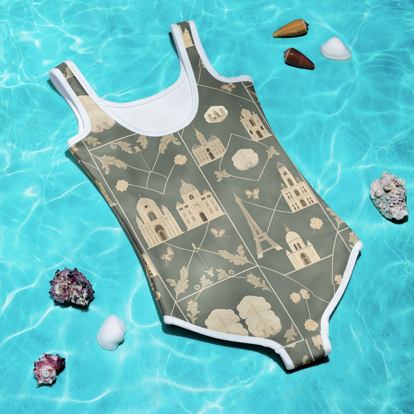 All-Over Print Kids Swimsuit