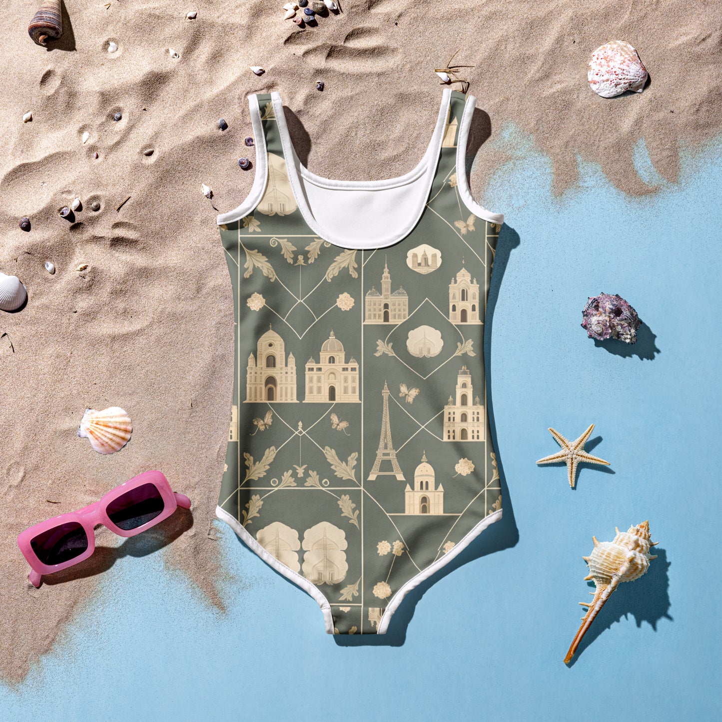 All-Over Print Kids Swimsuit