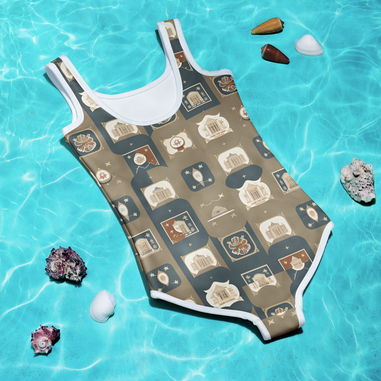 All-Over Print Kids Swimsuit