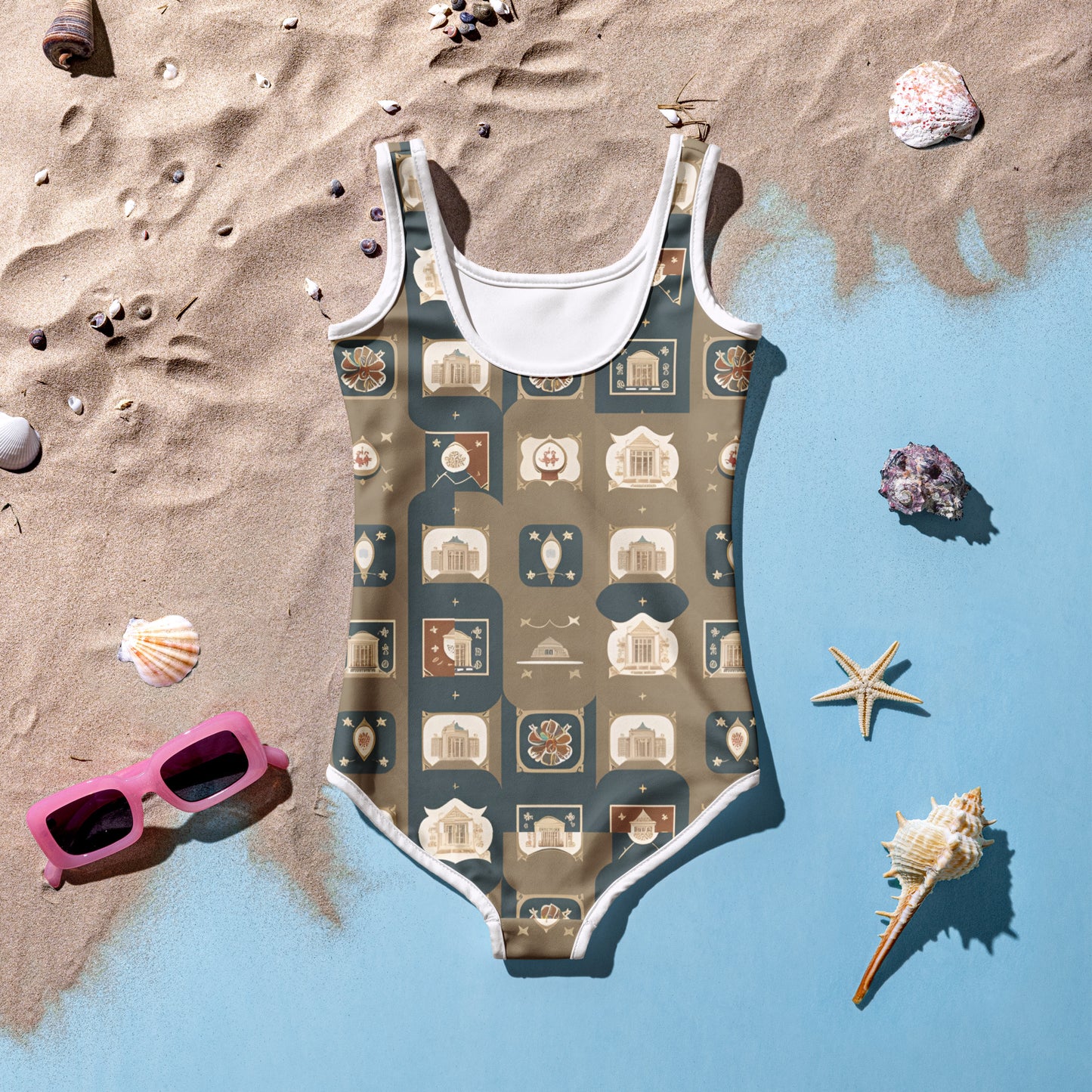 All-Over Print Kids Swimsuit