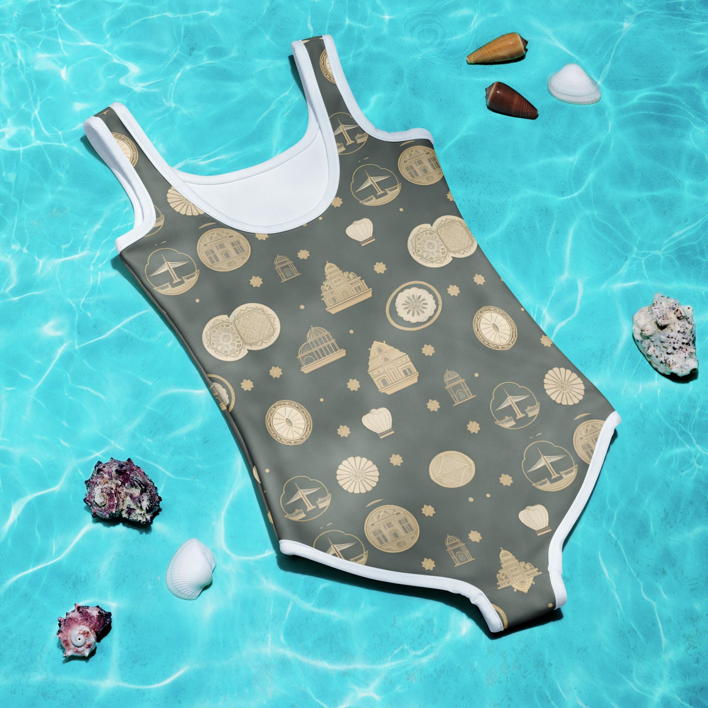 All-Over Print Kids Swimsuit