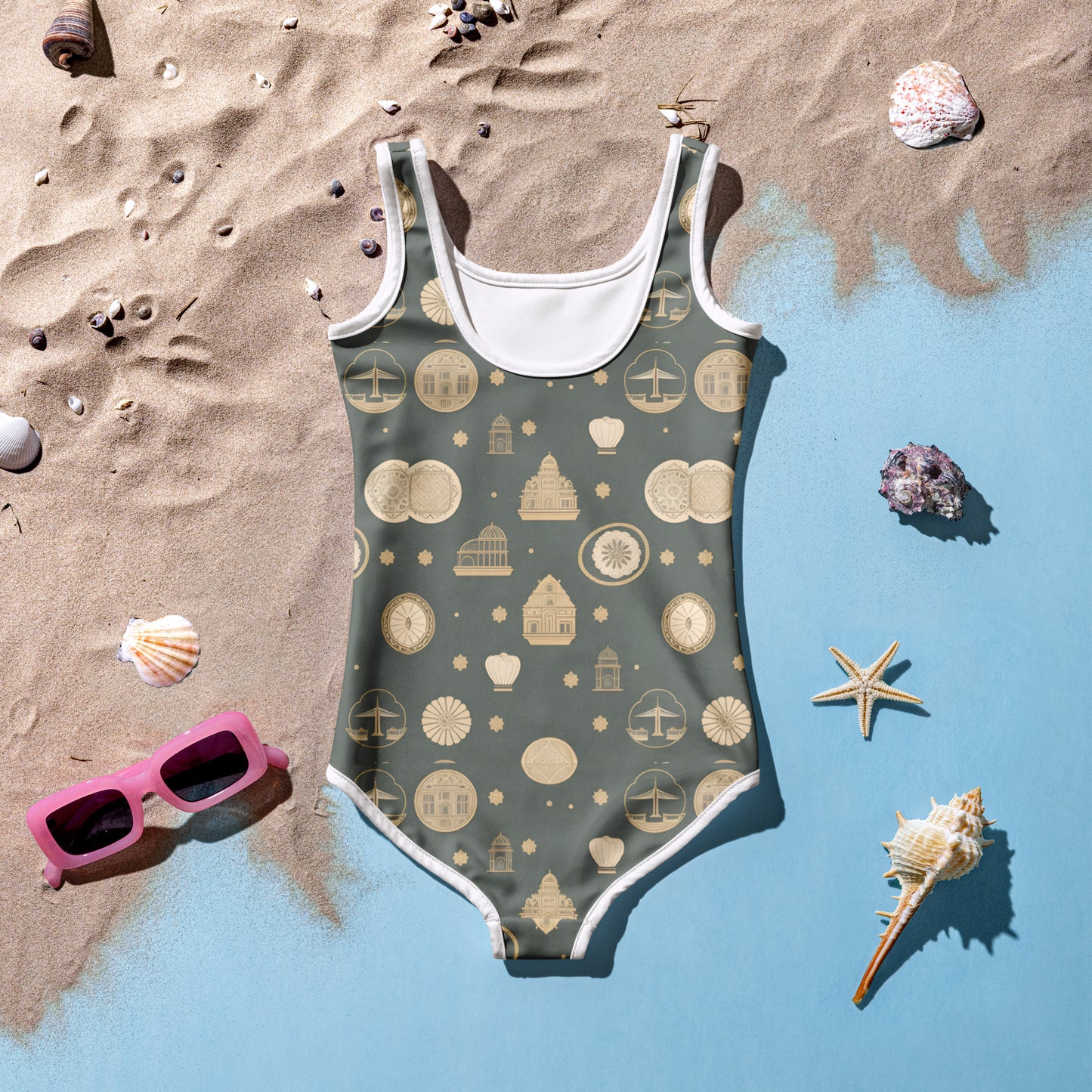 All-Over Print Kids Swimsuit