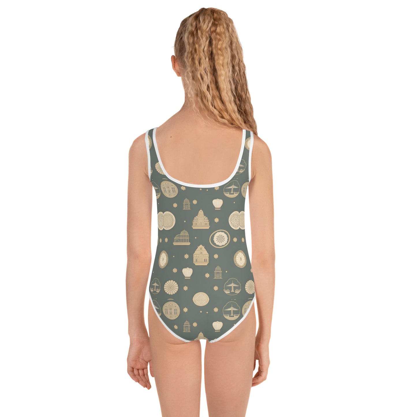 All-Over Print Kids Swimsuit