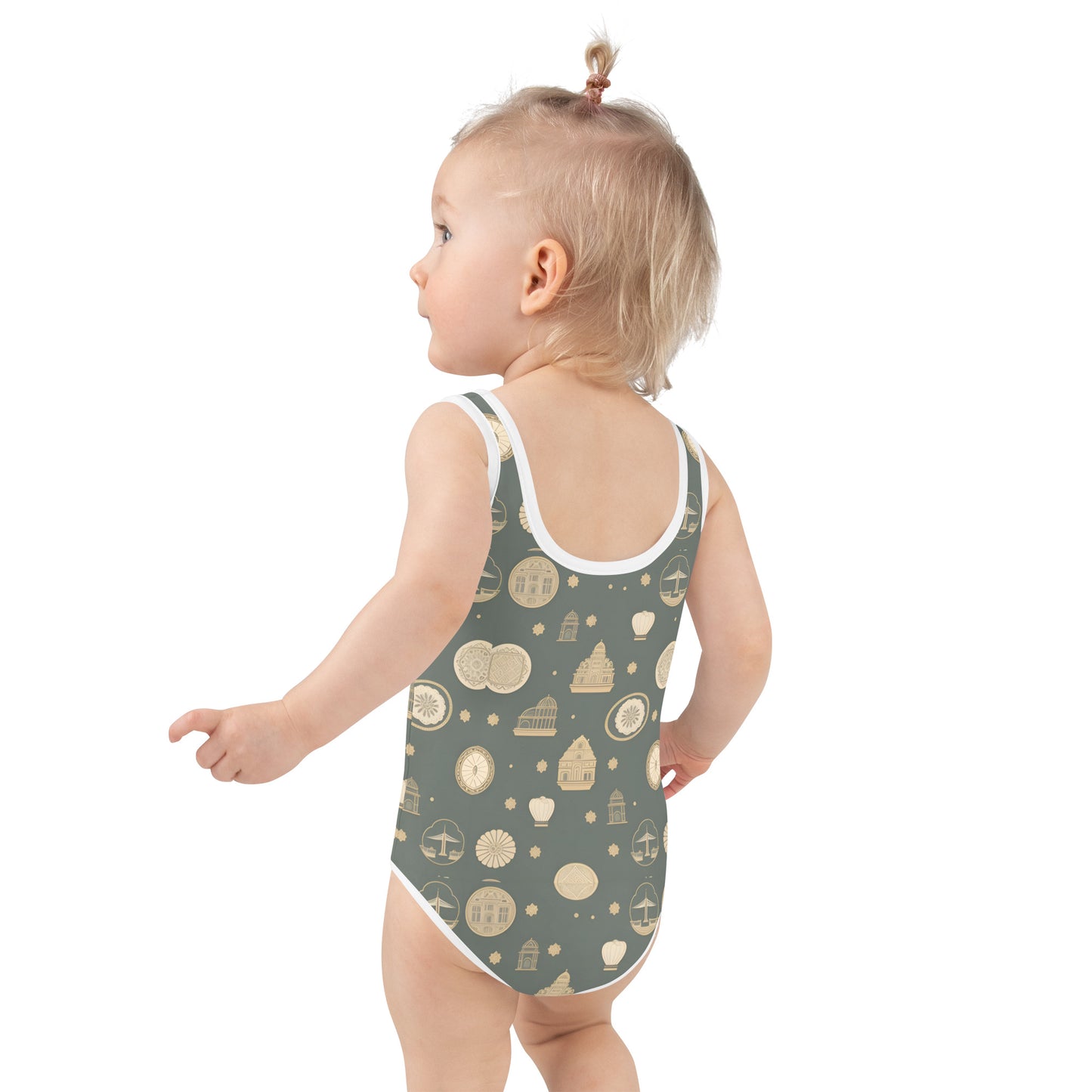 All-Over Print Kids Swimsuit