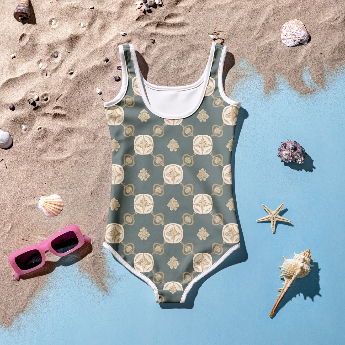 All-Over Print Kids Swimsuit