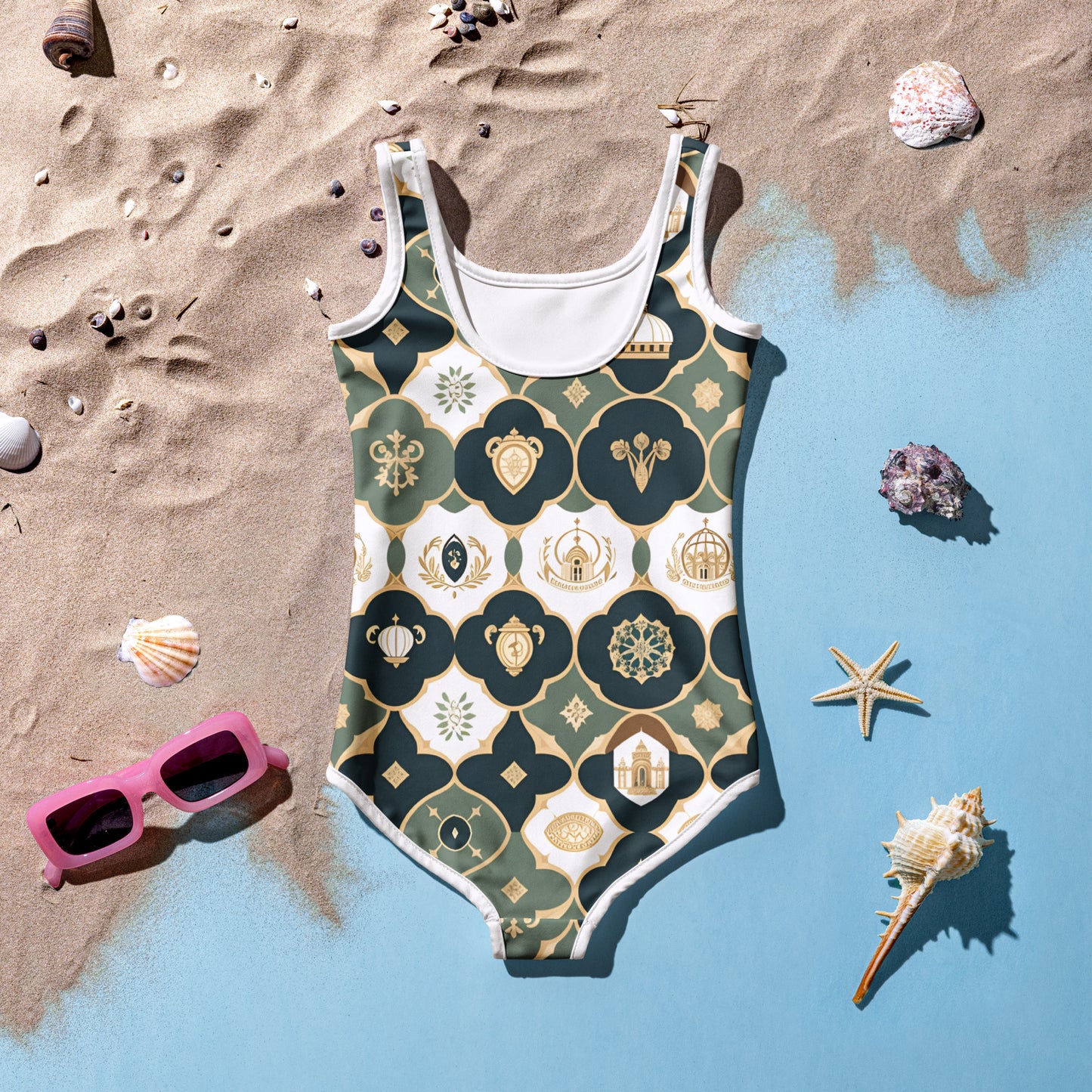 All-Over Print Kids Swimsuit