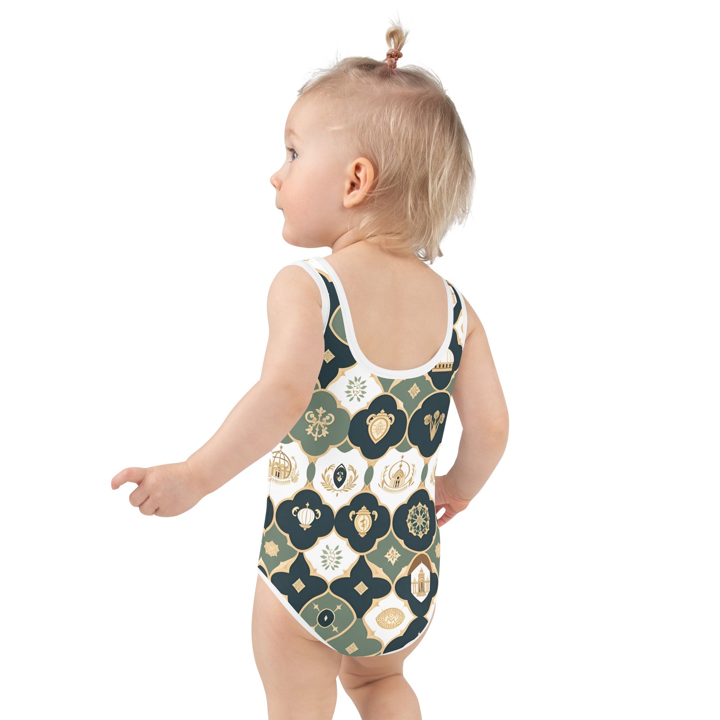 All-Over Print Kids Swimsuit