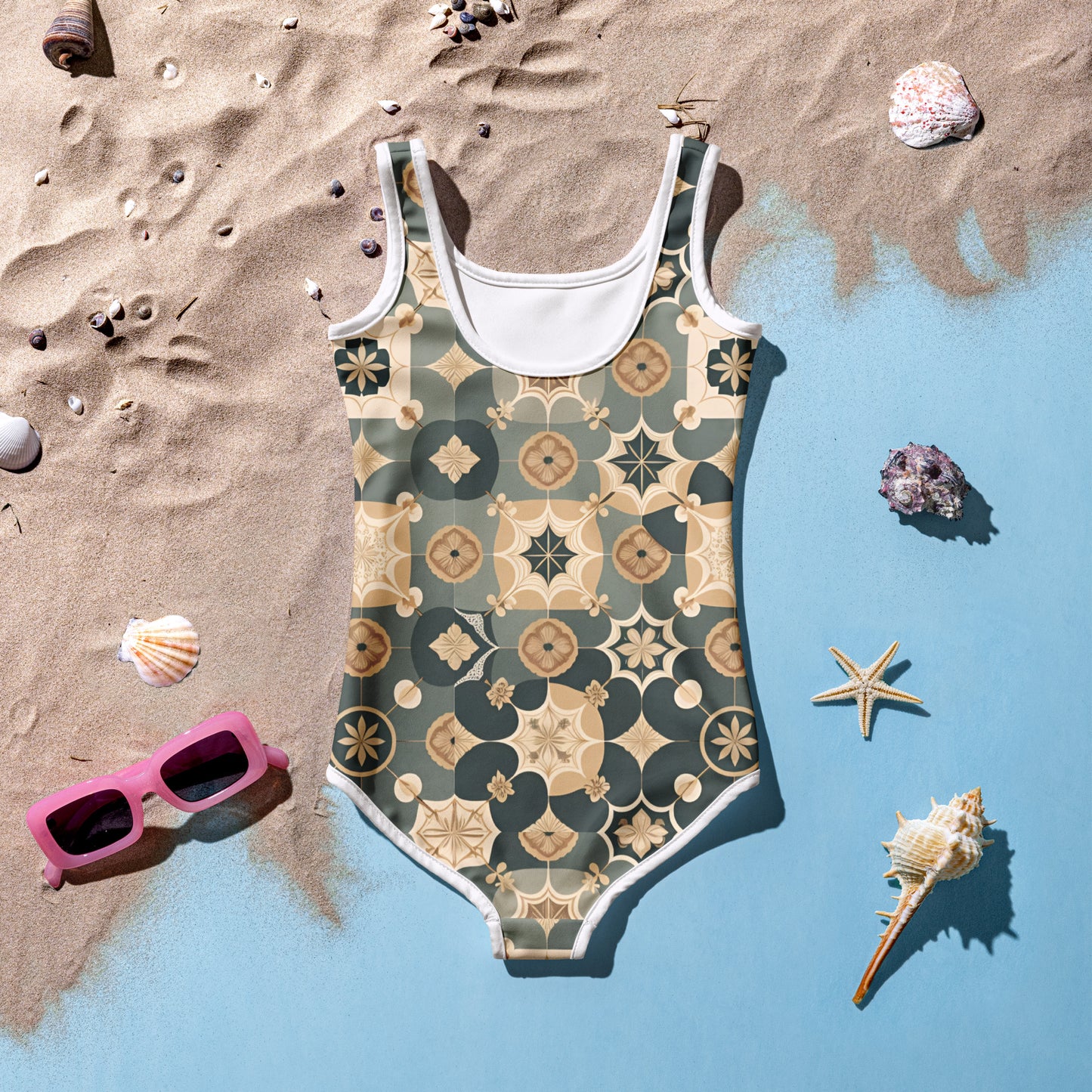 All-Over Print Kids Swimsuit