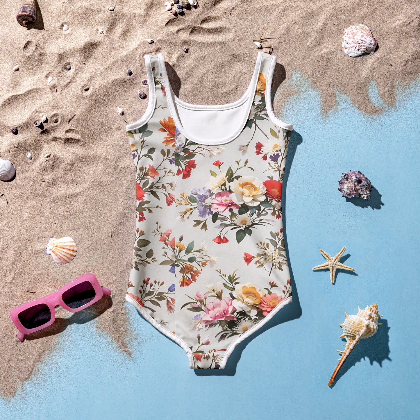 All-Over Print Kids Swimsuit