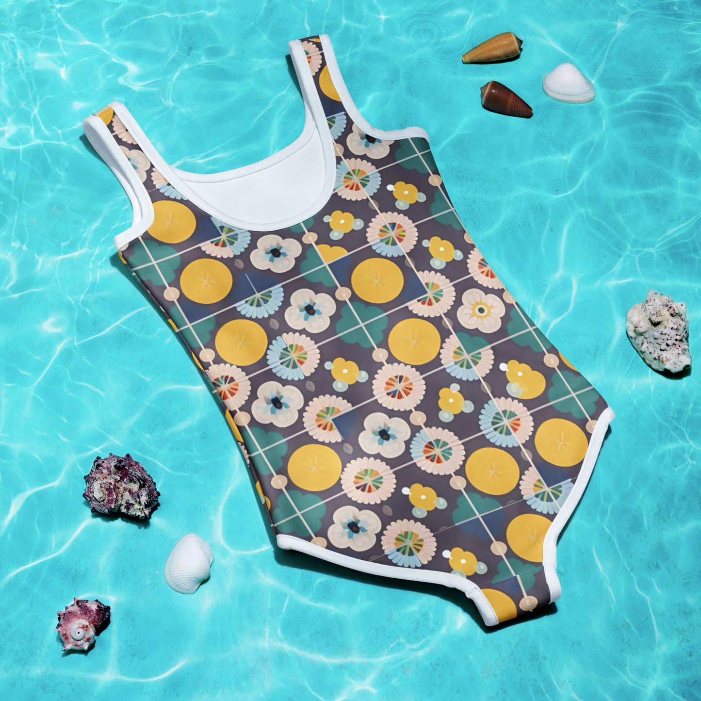 All-Over Print Kids Swimsuit