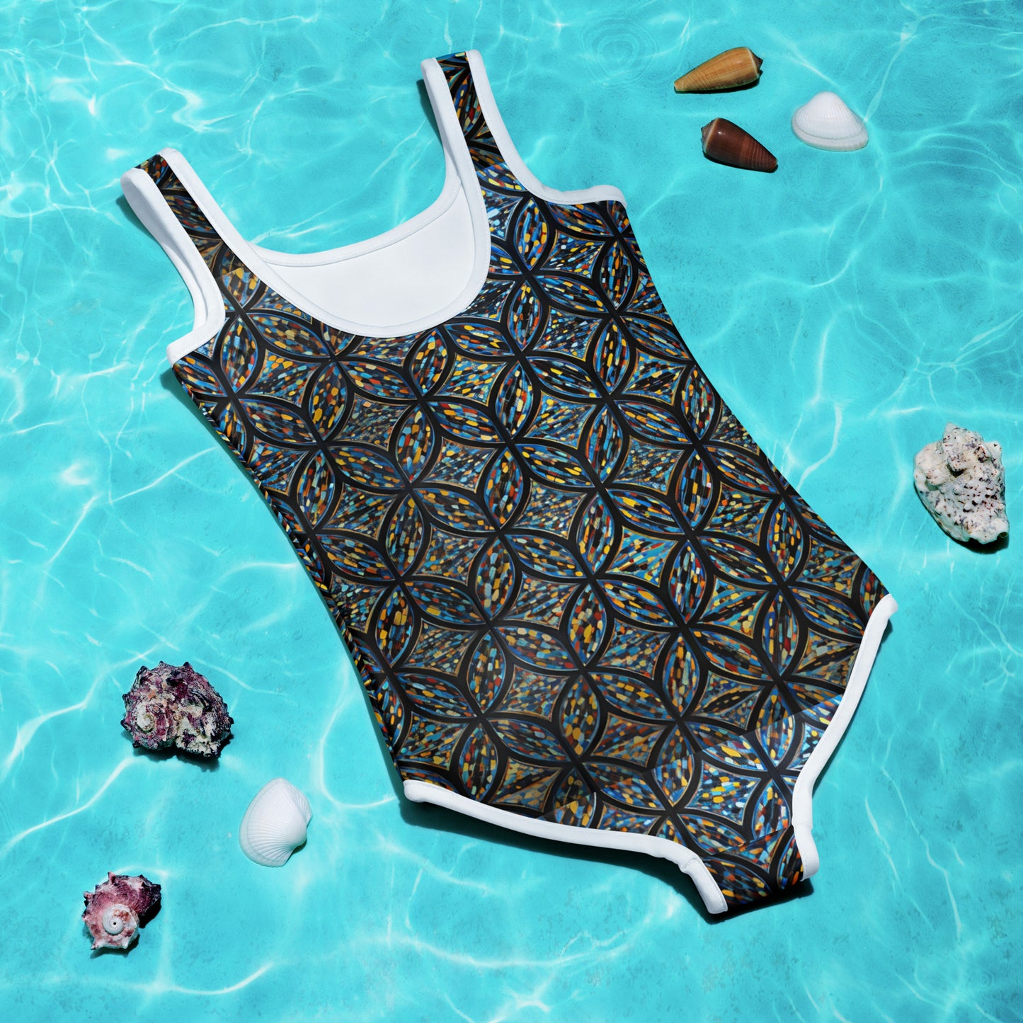 All-Over Print Kids Swimsuit