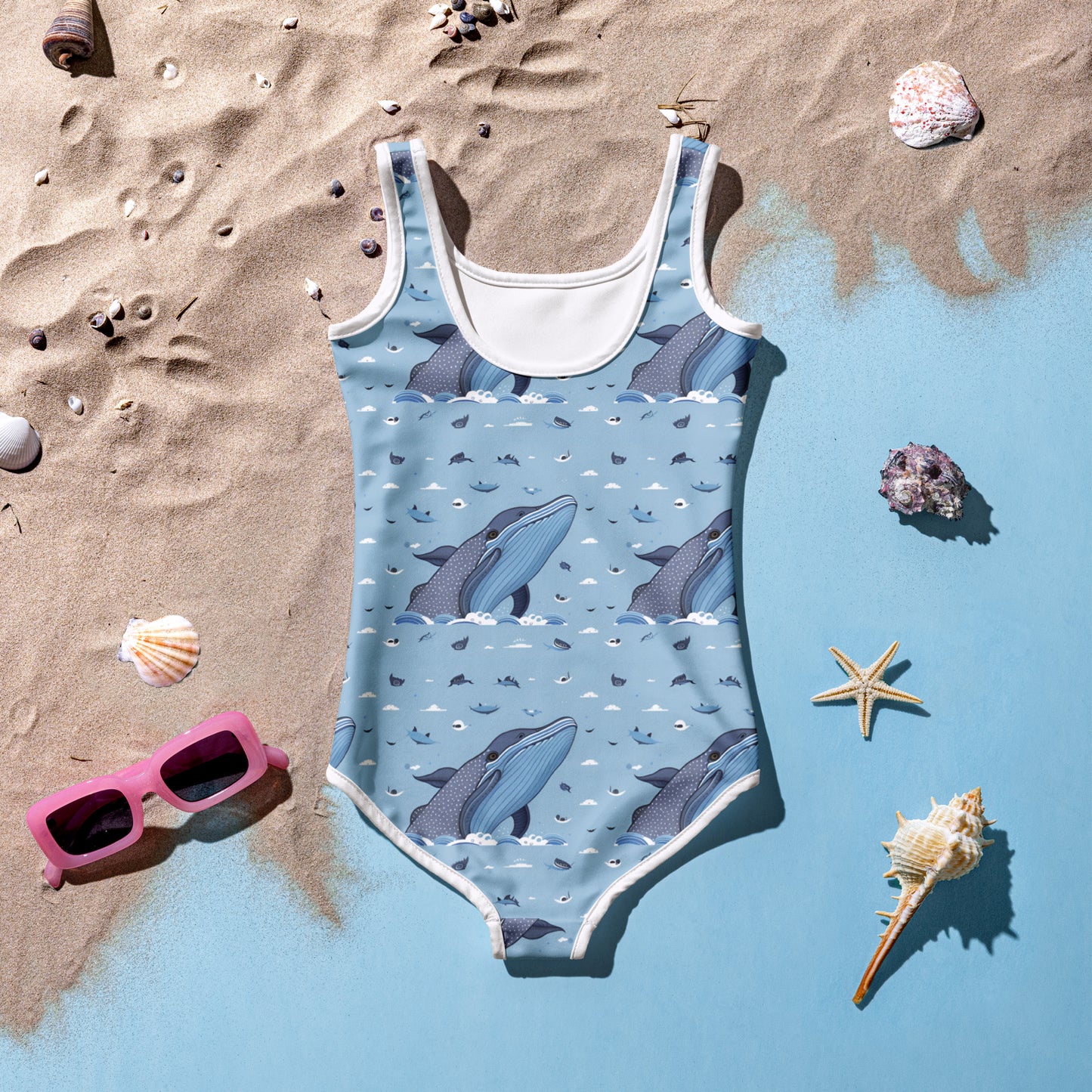 All-Over Print Kids Swimsuit