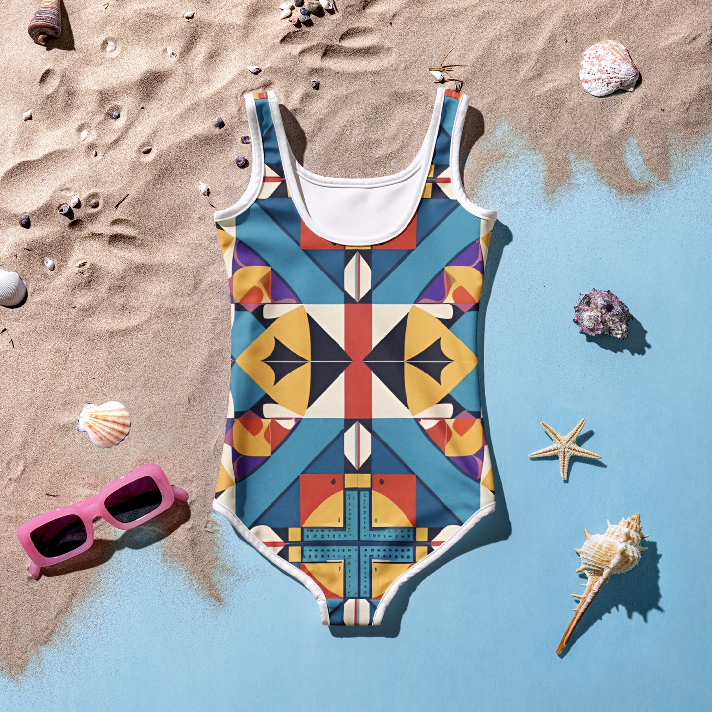 All-Over Print Kids Swimsuit