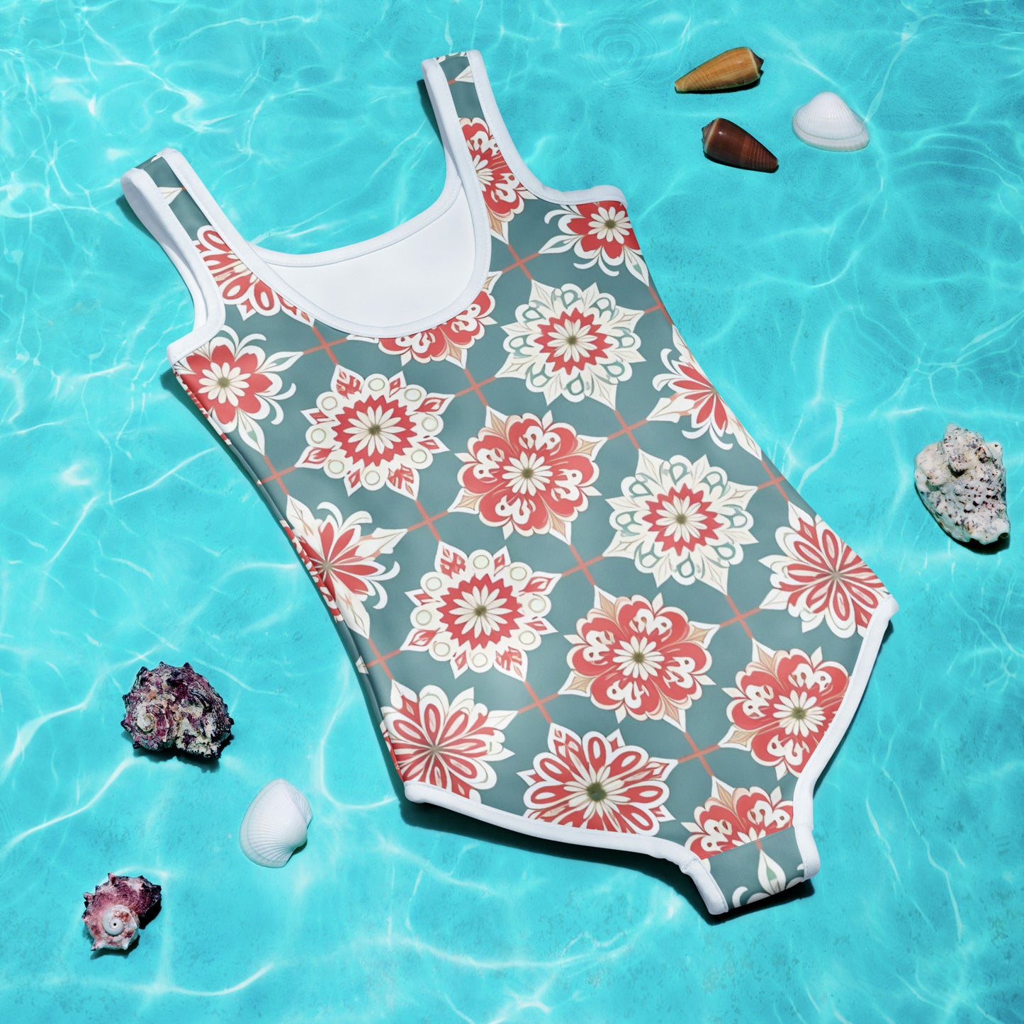 All-Over Print Kids Swimsuit