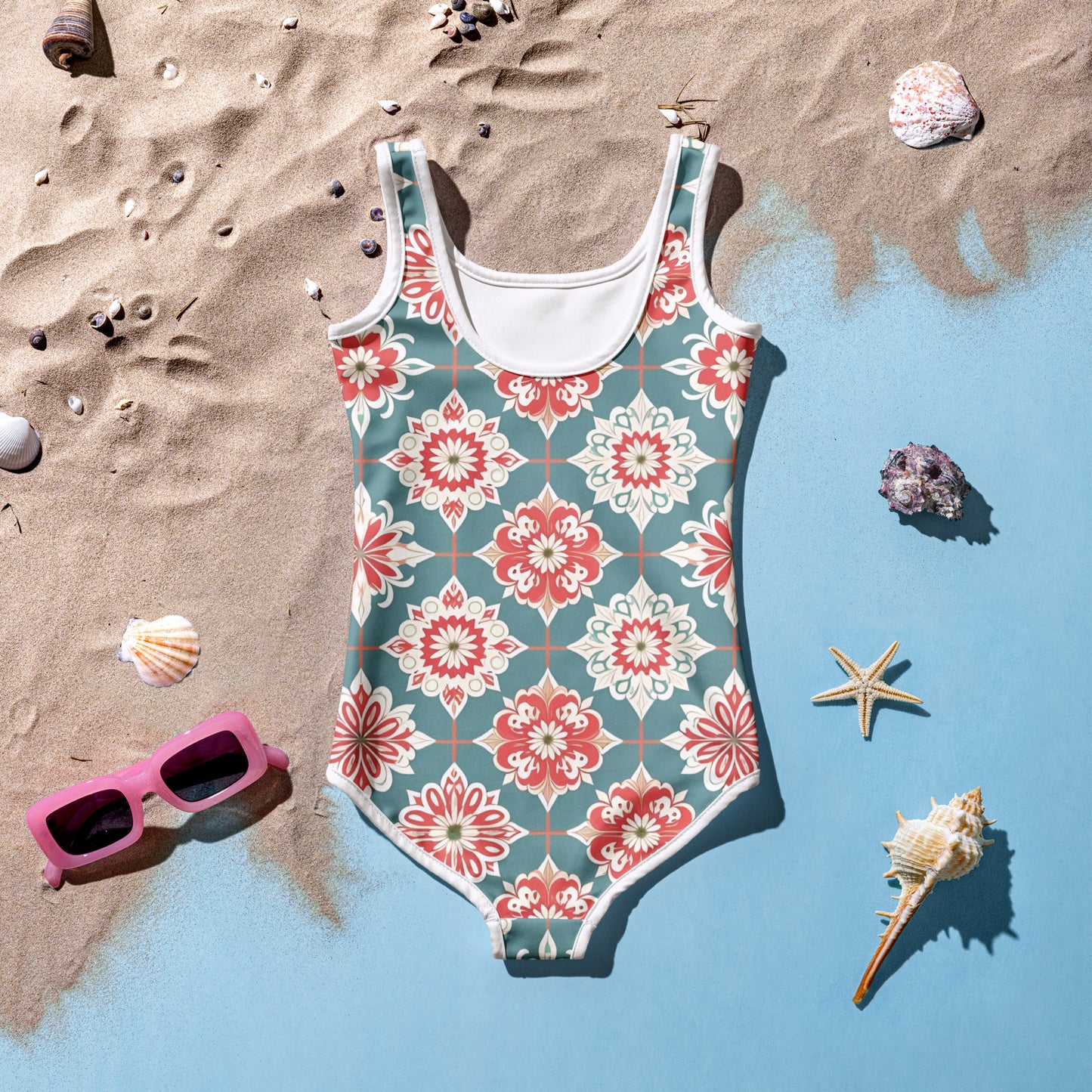 All-Over Print Kids Swimsuit