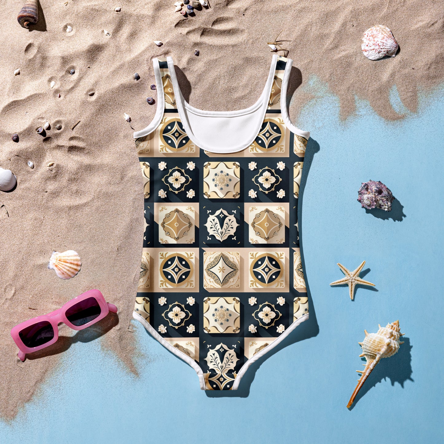 All-Over Print Kids Swimsuit