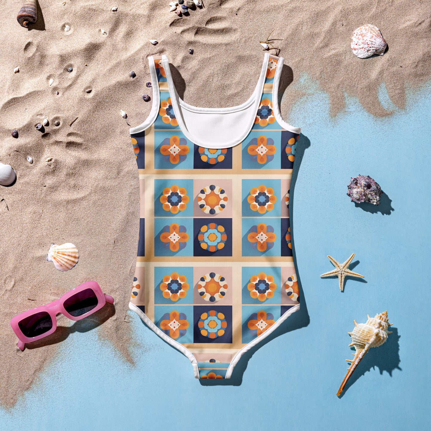 All-Over Print Kids Swimsuit