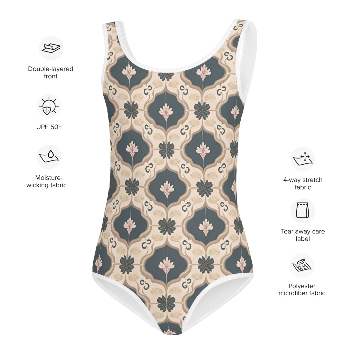 All-Over Print Kids Swimsuit