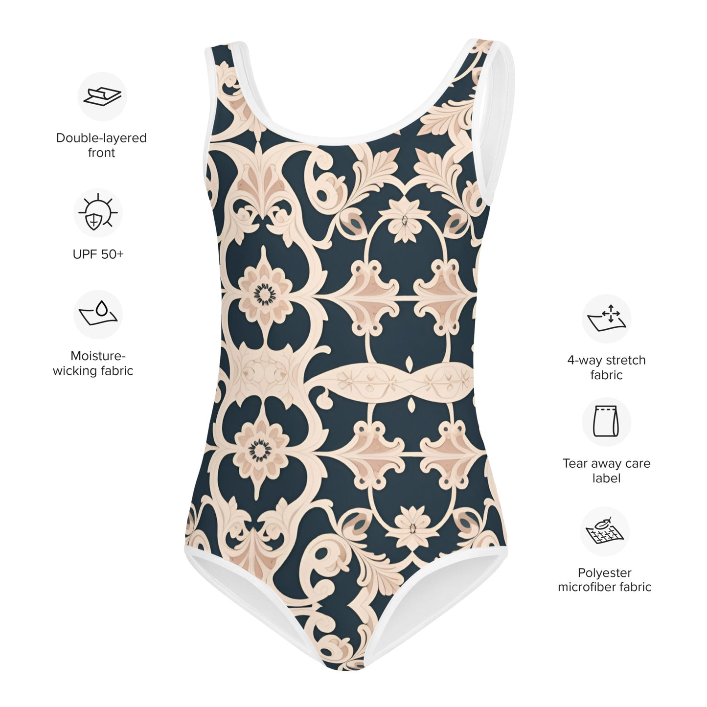 All-Over Print Kids Swimsuit
