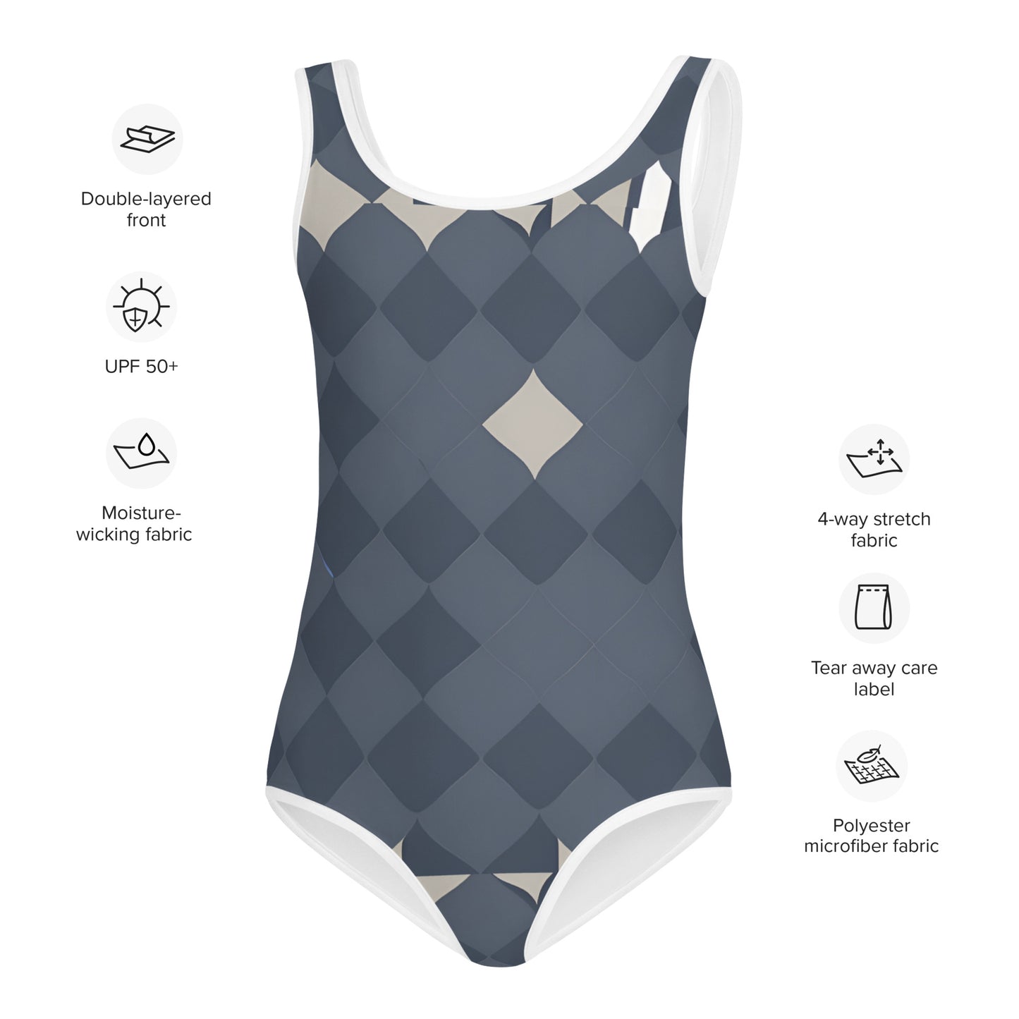 All-Over Print Kids Swimsuit