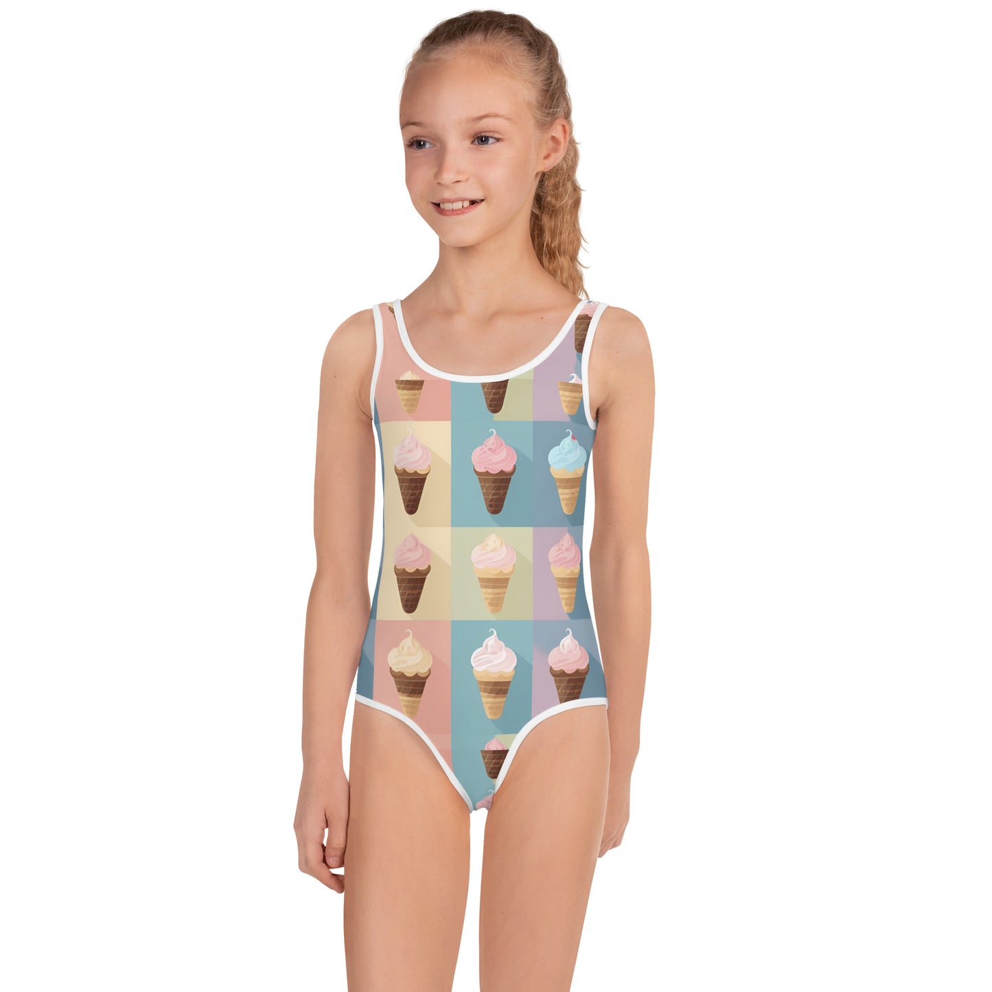 All-Over Print Kids Swimsuit