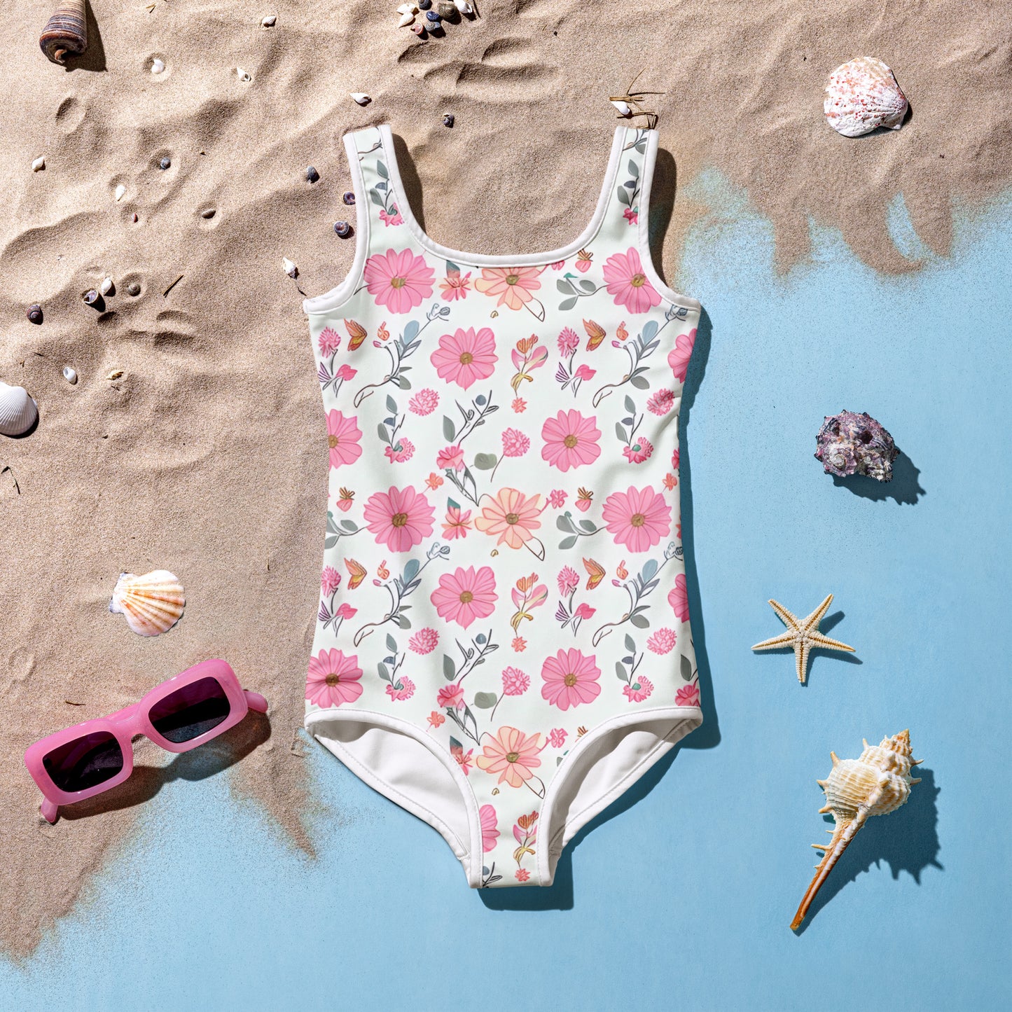 All-Over Print Kids Swimsuit