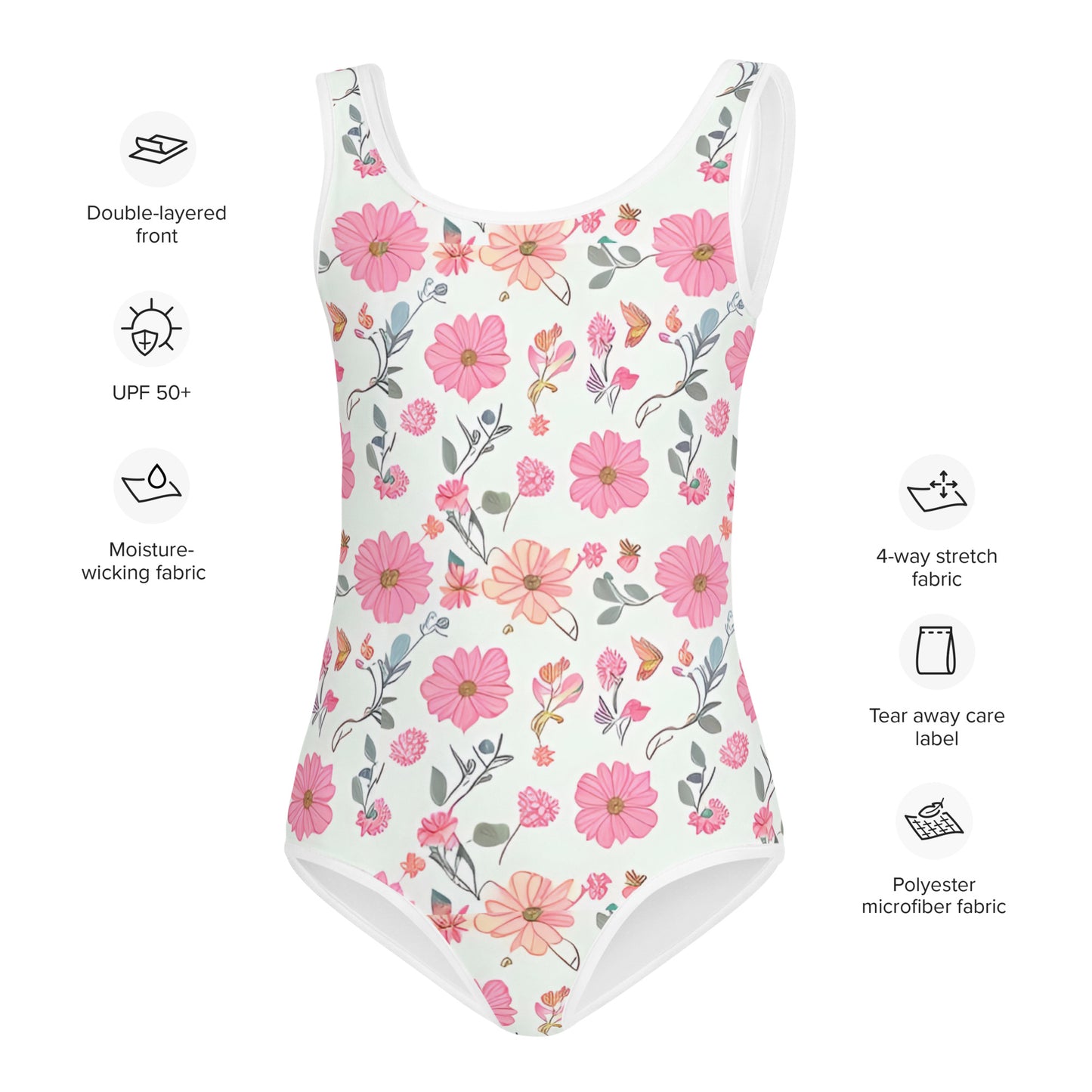 All-Over Print Kids Swimsuit