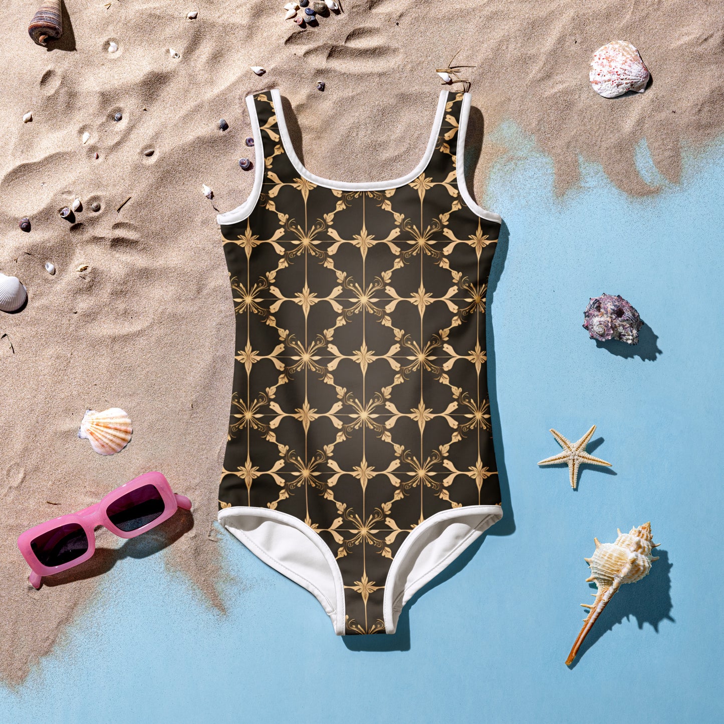 All-Over Print Kids Swimsuit