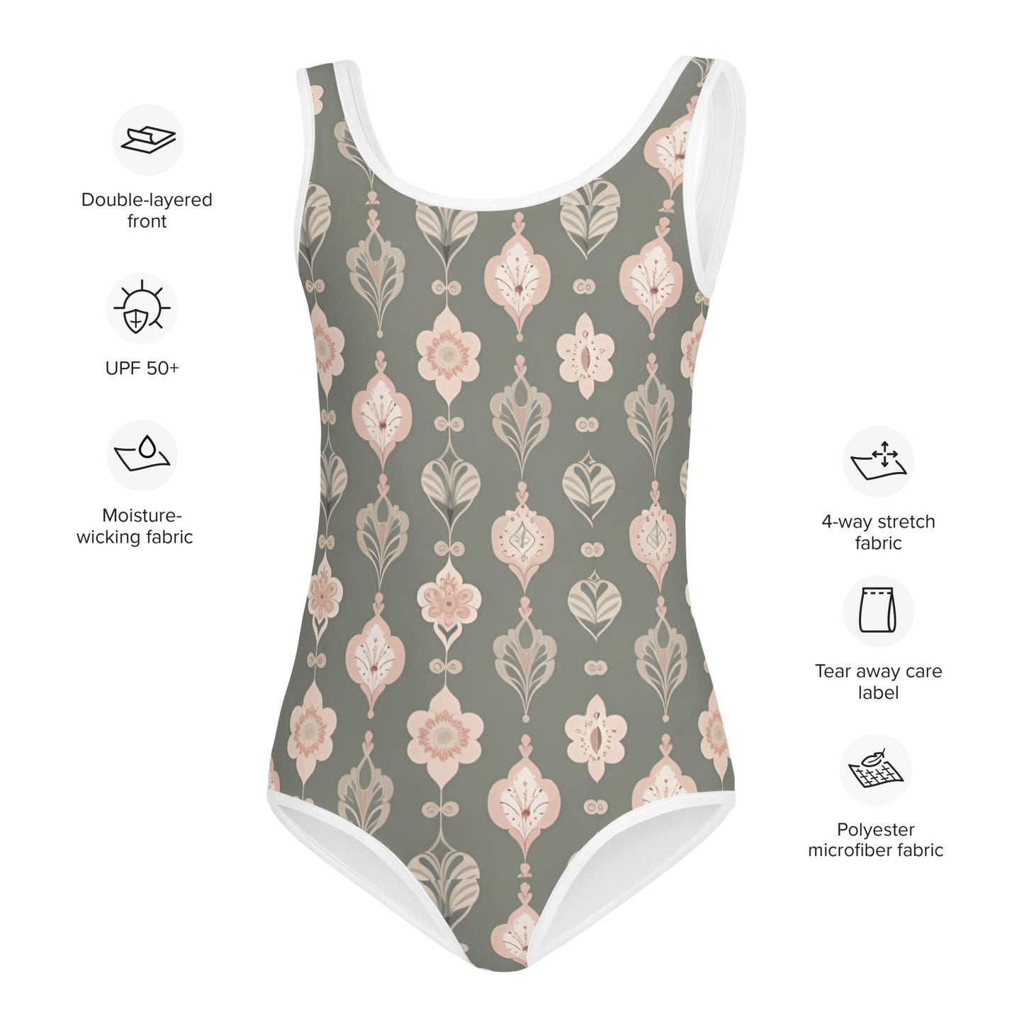 All-Over Print Kids Swimsuit