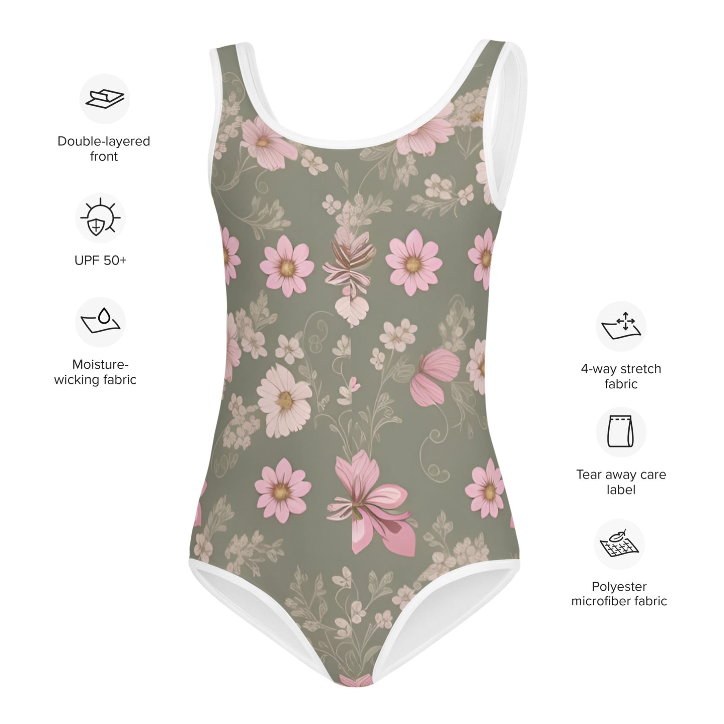 All-Over Print Kids Swimsuit