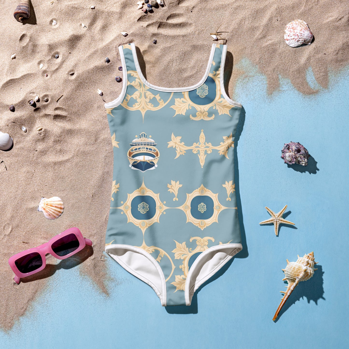 All-Over Print Kids Swimsuit