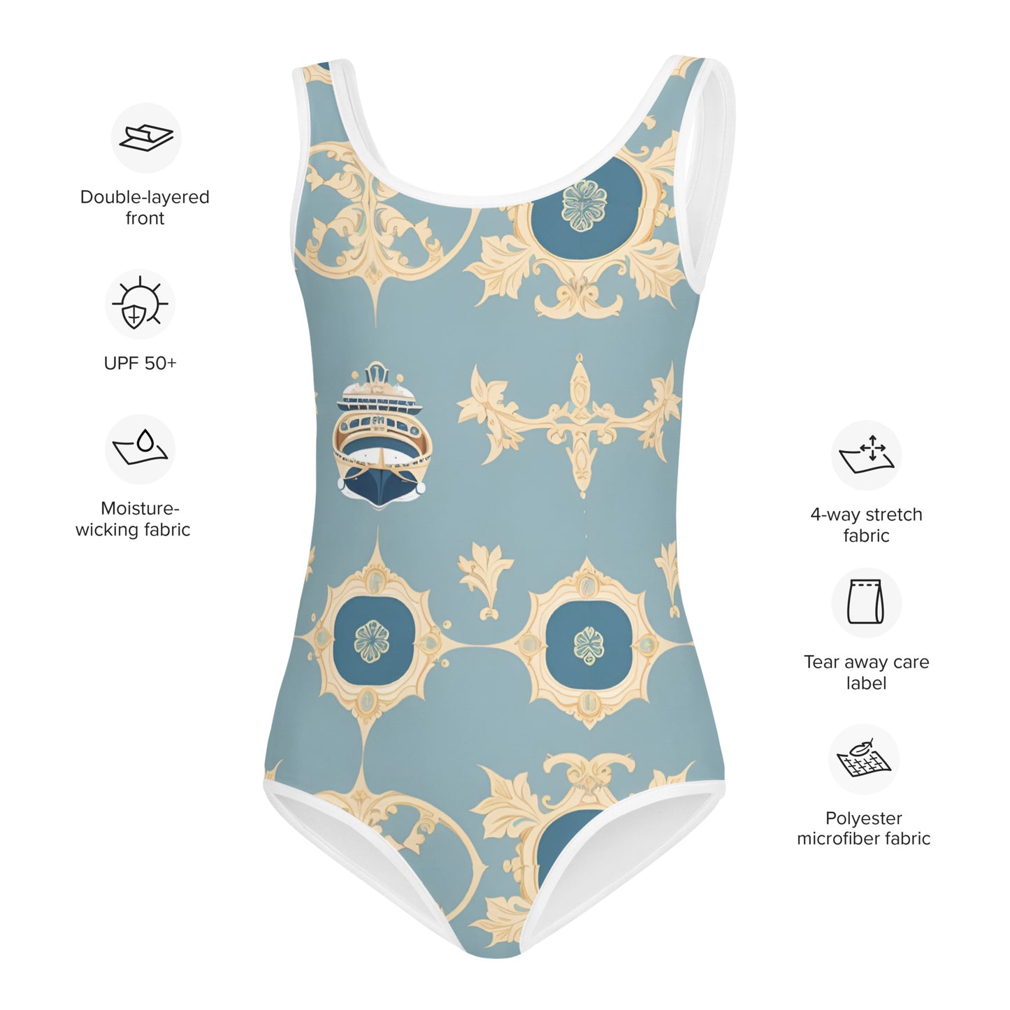 All-Over Print Kids Swimsuit