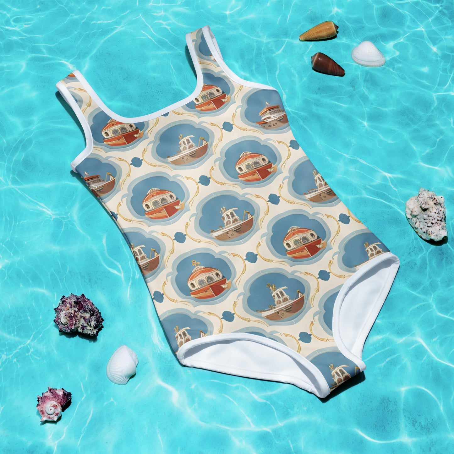 All-Over Print Kids Swimsuit