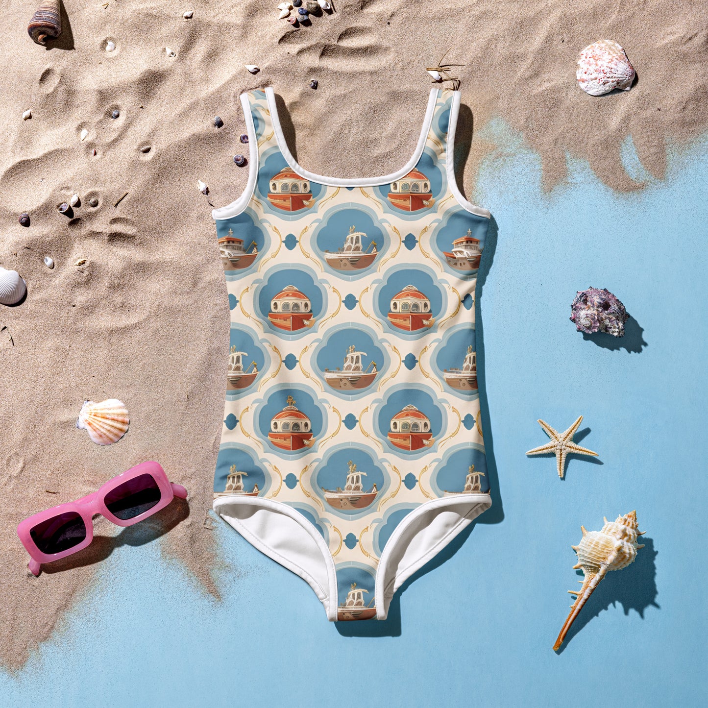 All-Over Print Kids Swimsuit