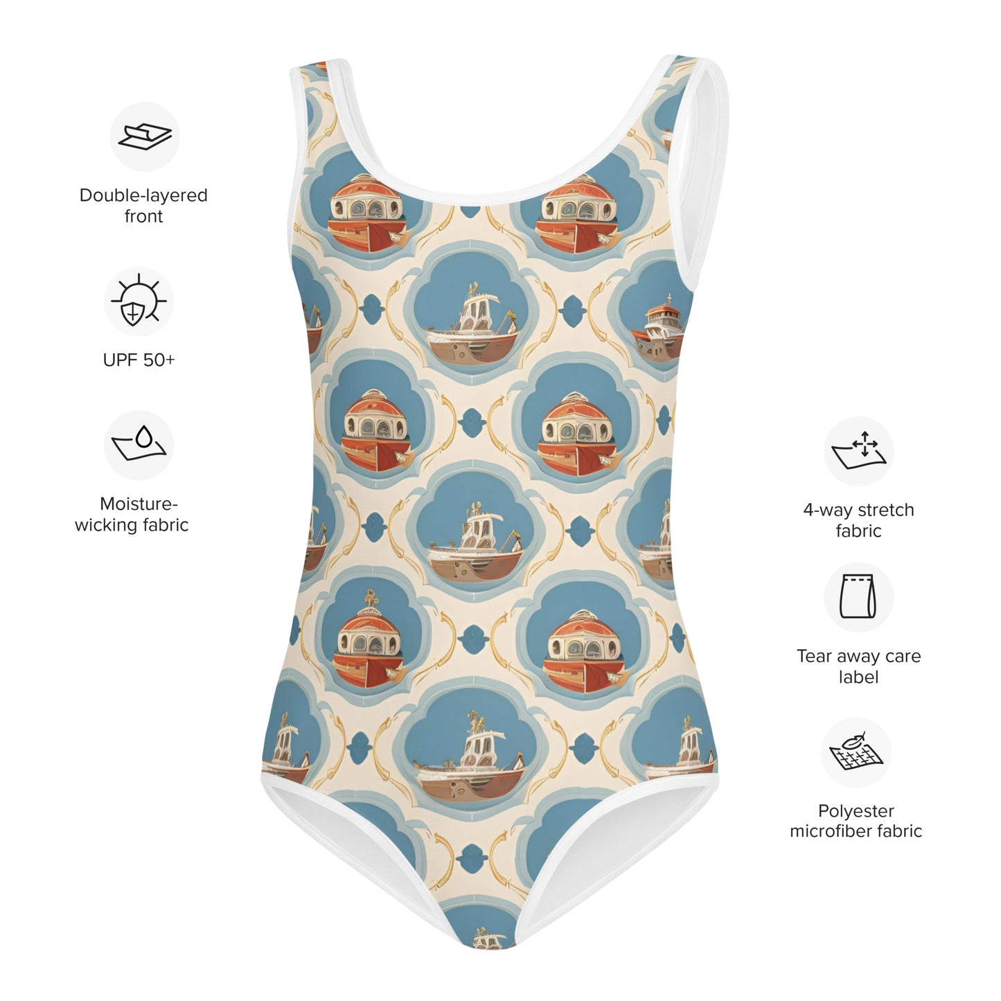 All-Over Print Kids Swimsuit