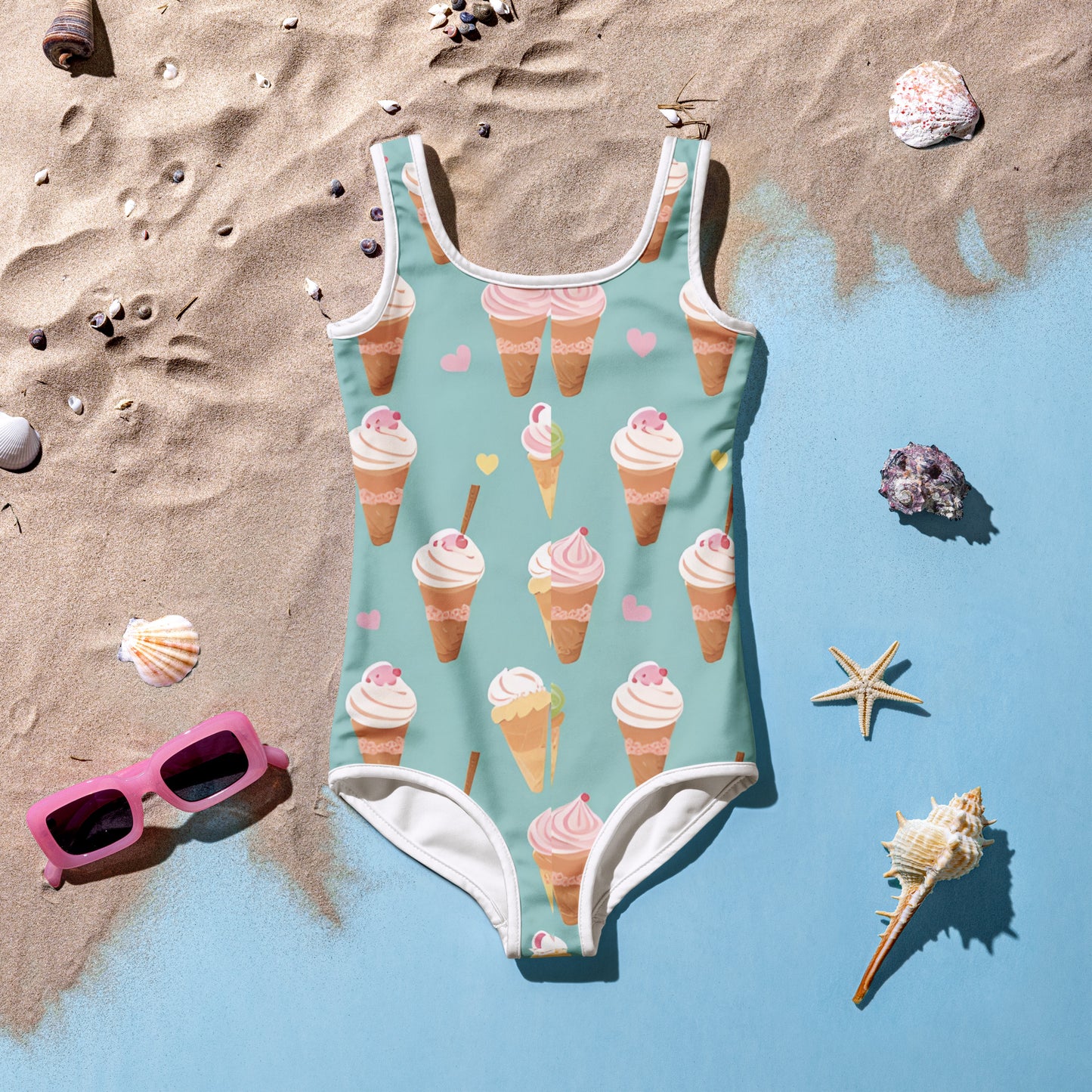 All-Over Print Kids Swimsuit