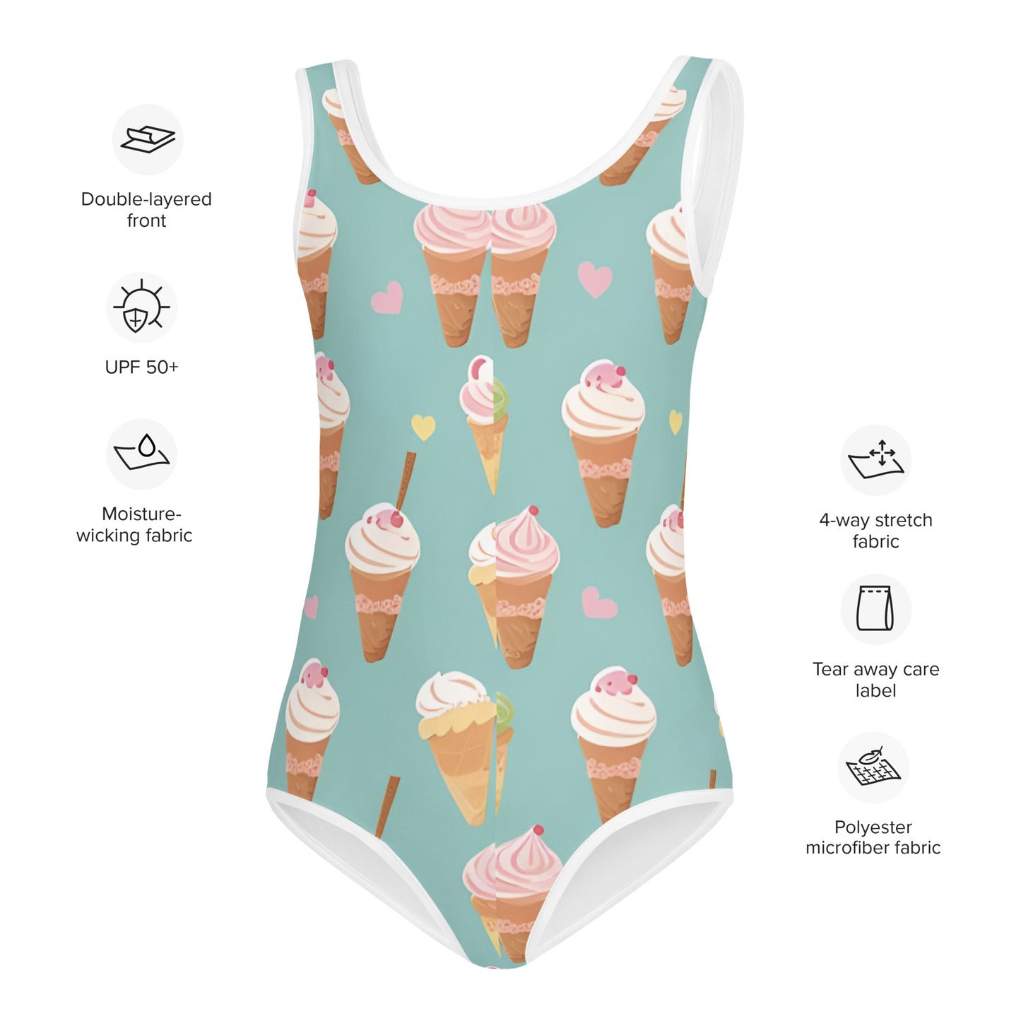 All-Over Print Kids Swimsuit