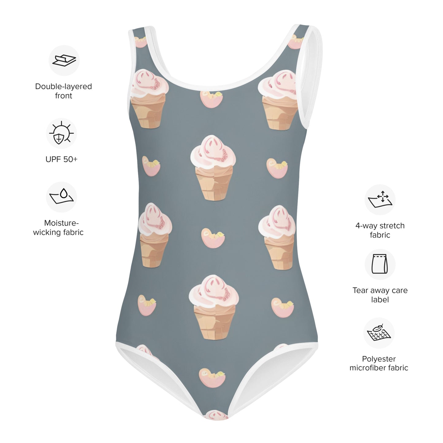 All-Over Print Kids Swimsuit