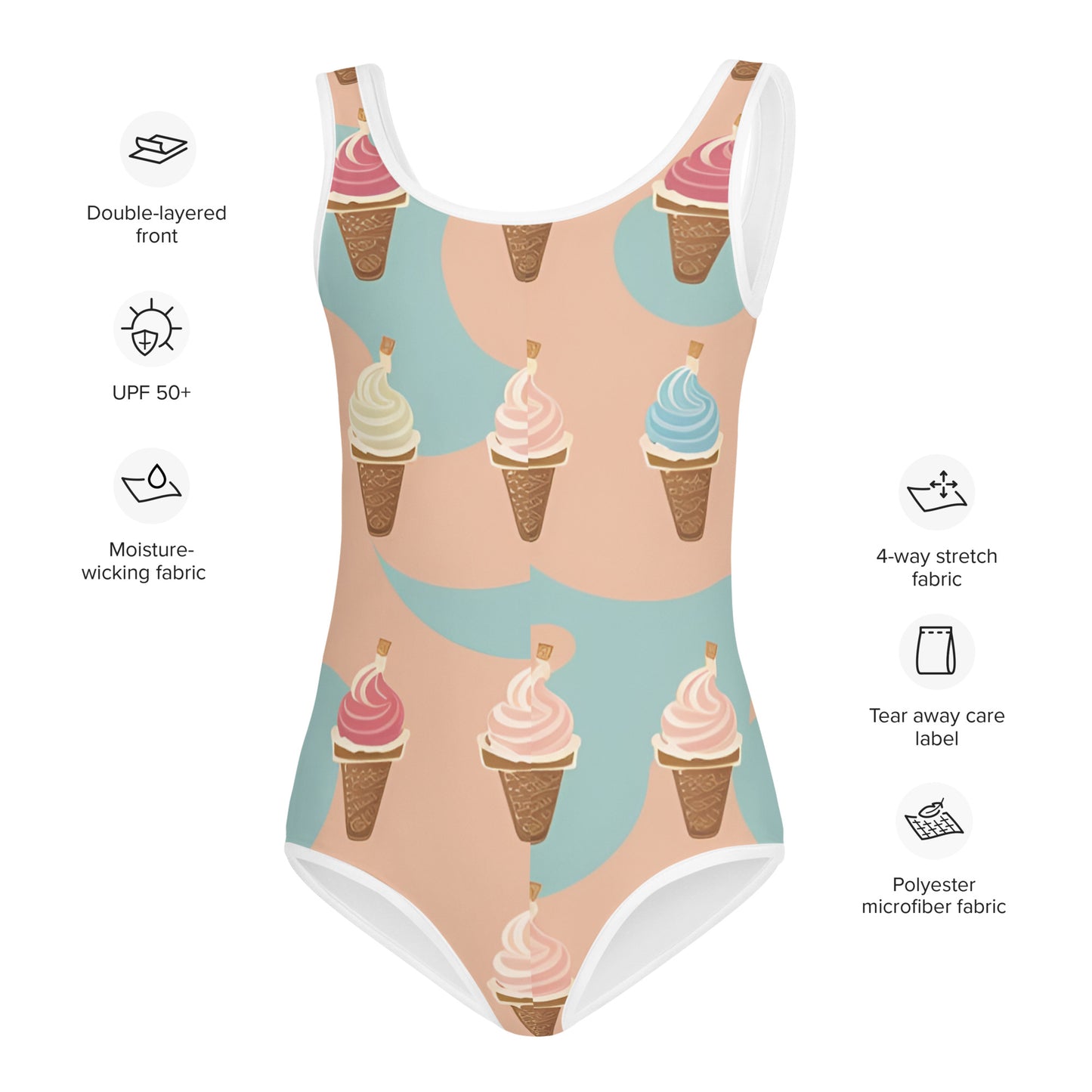 All-Over Print Kids Swimsuit