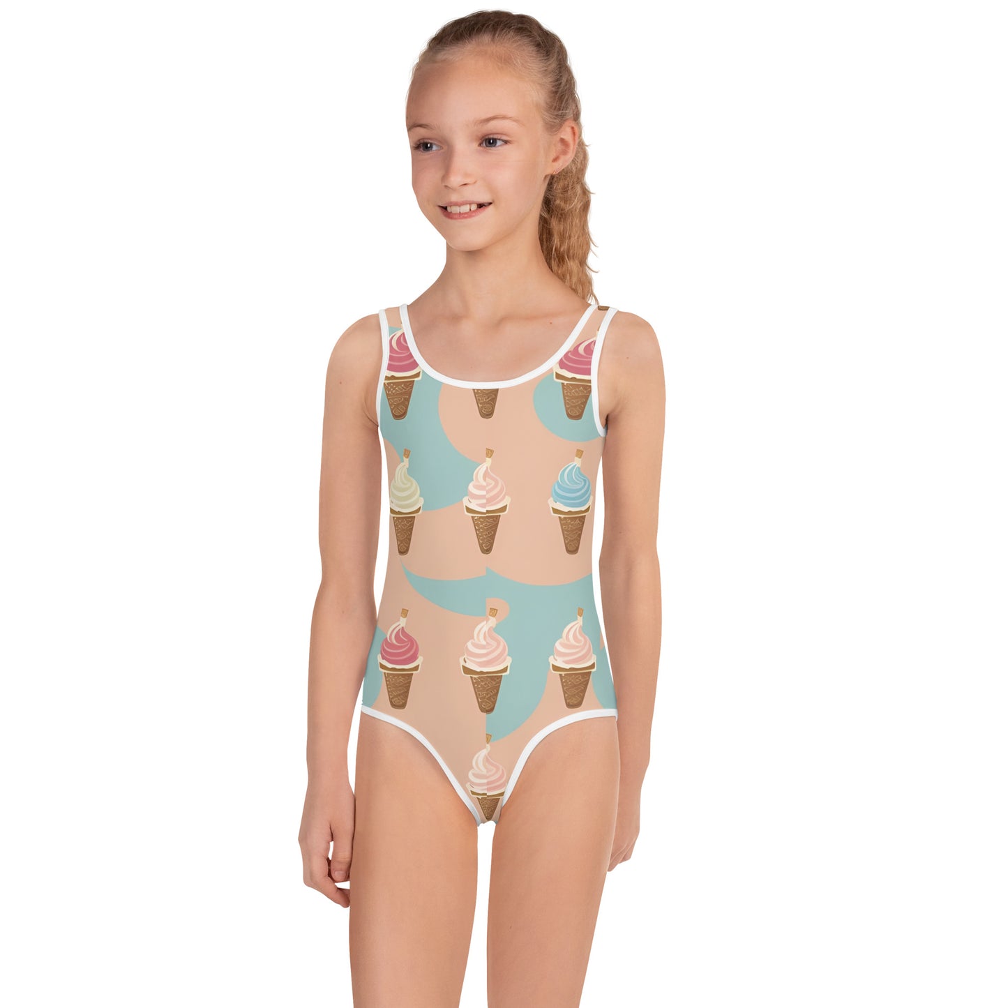 All-Over Print Kids Swimsuit