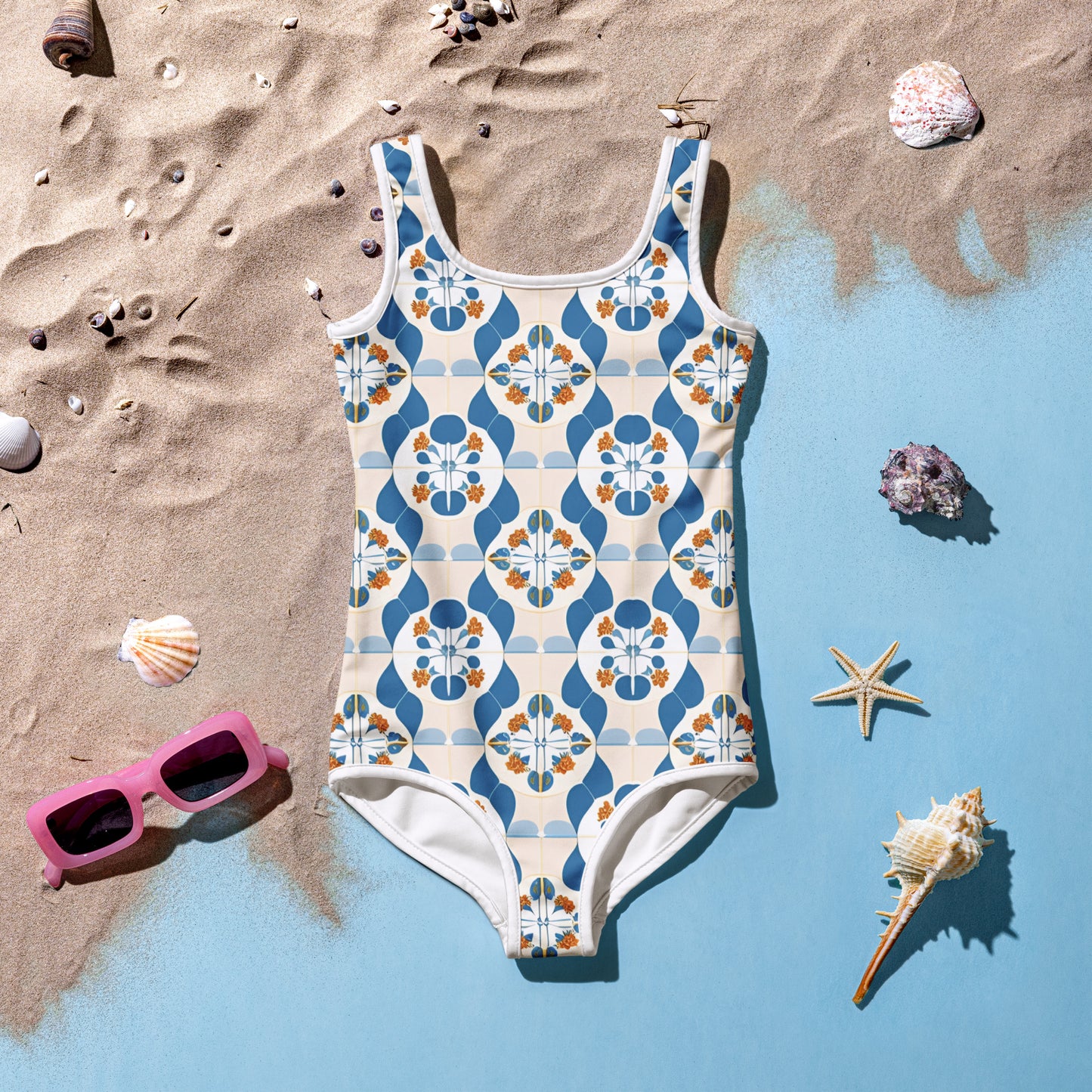 All-Over Print Kids Swimsuit