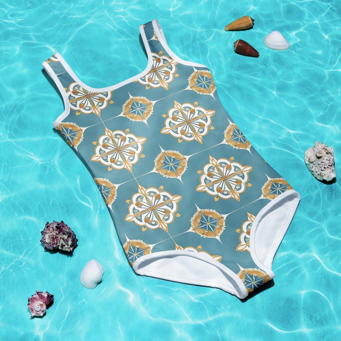 All-Over Print Kids Swimsuit