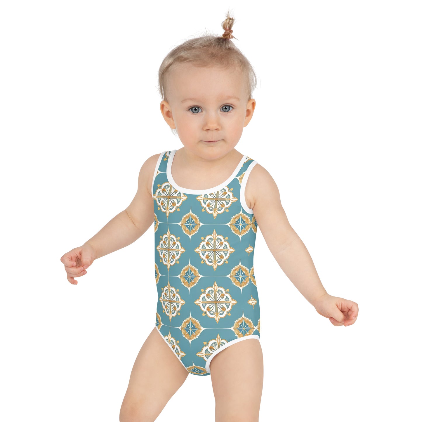 All-Over Print Kids Swimsuit