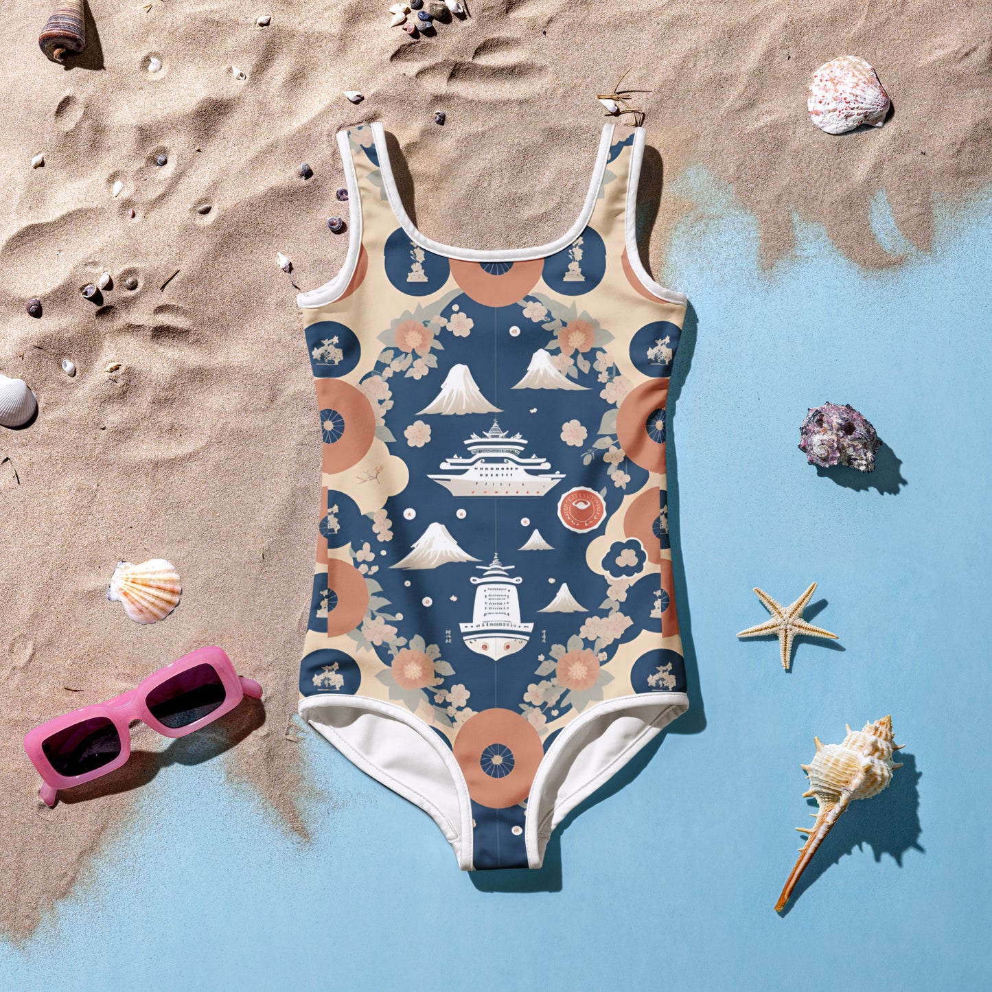 All-Over Print Kids Swimsuit