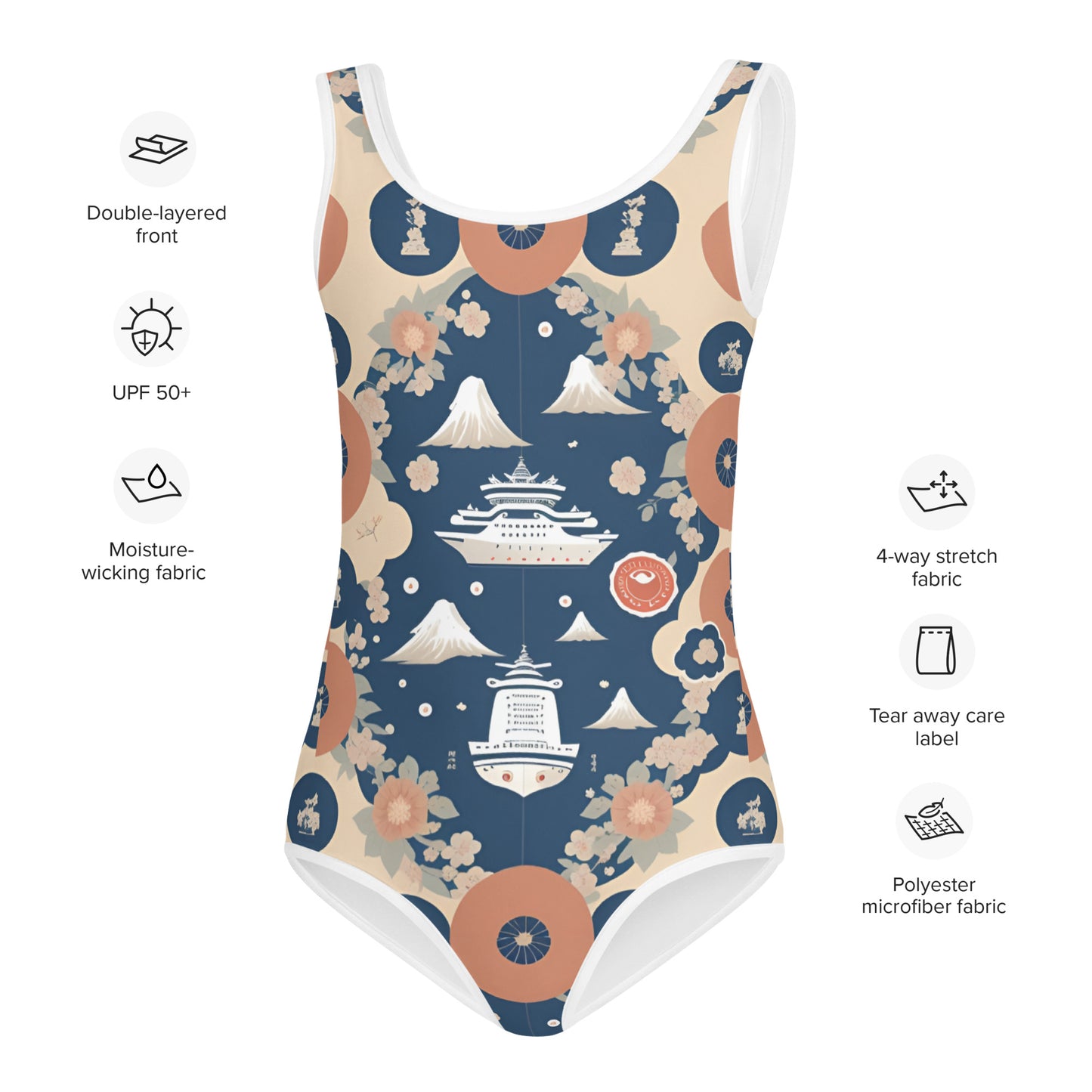 All-Over Print Kids Swimsuit