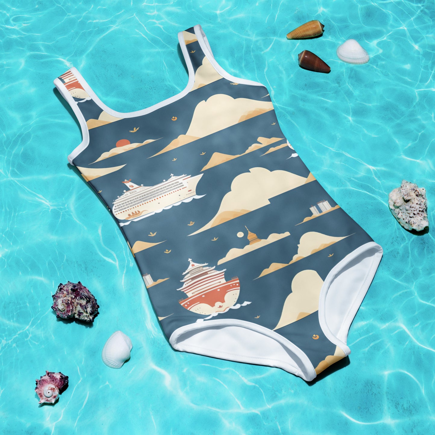 All-Over Print Kids Swimsuit