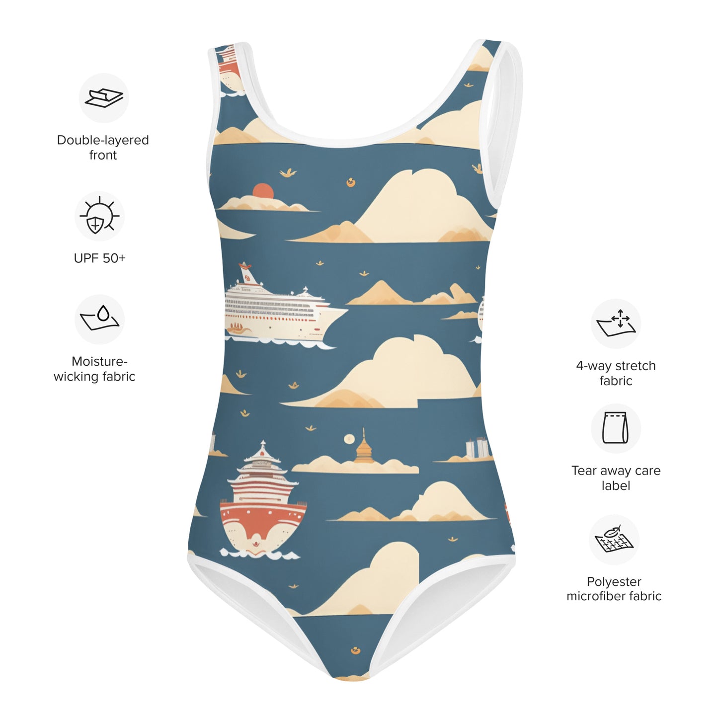 All-Over Print Kids Swimsuit