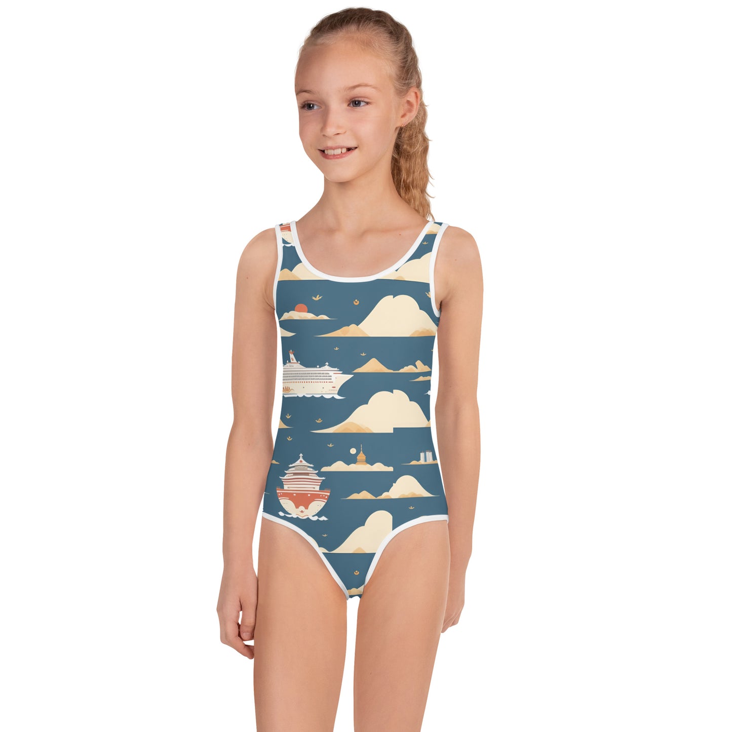 All-Over Print Kids Swimsuit