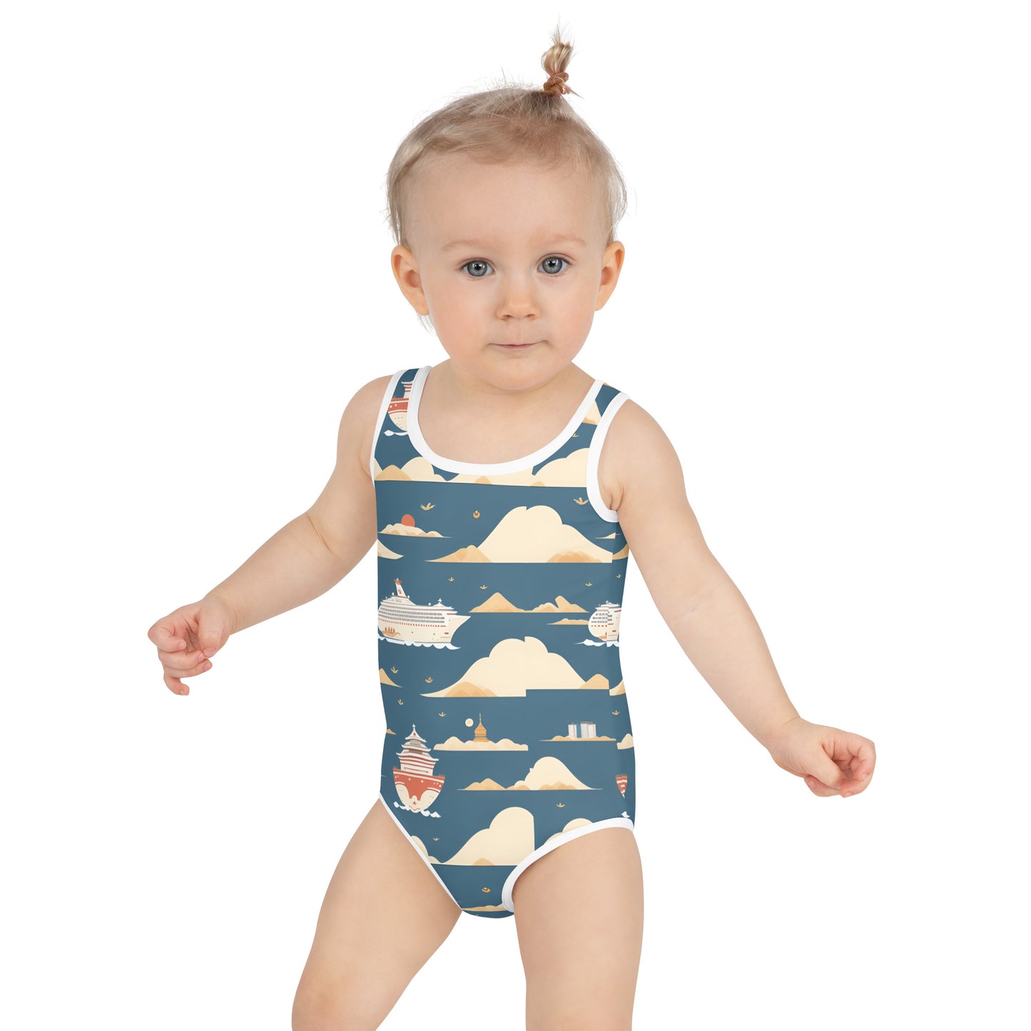 All-Over Print Kids Swimsuit