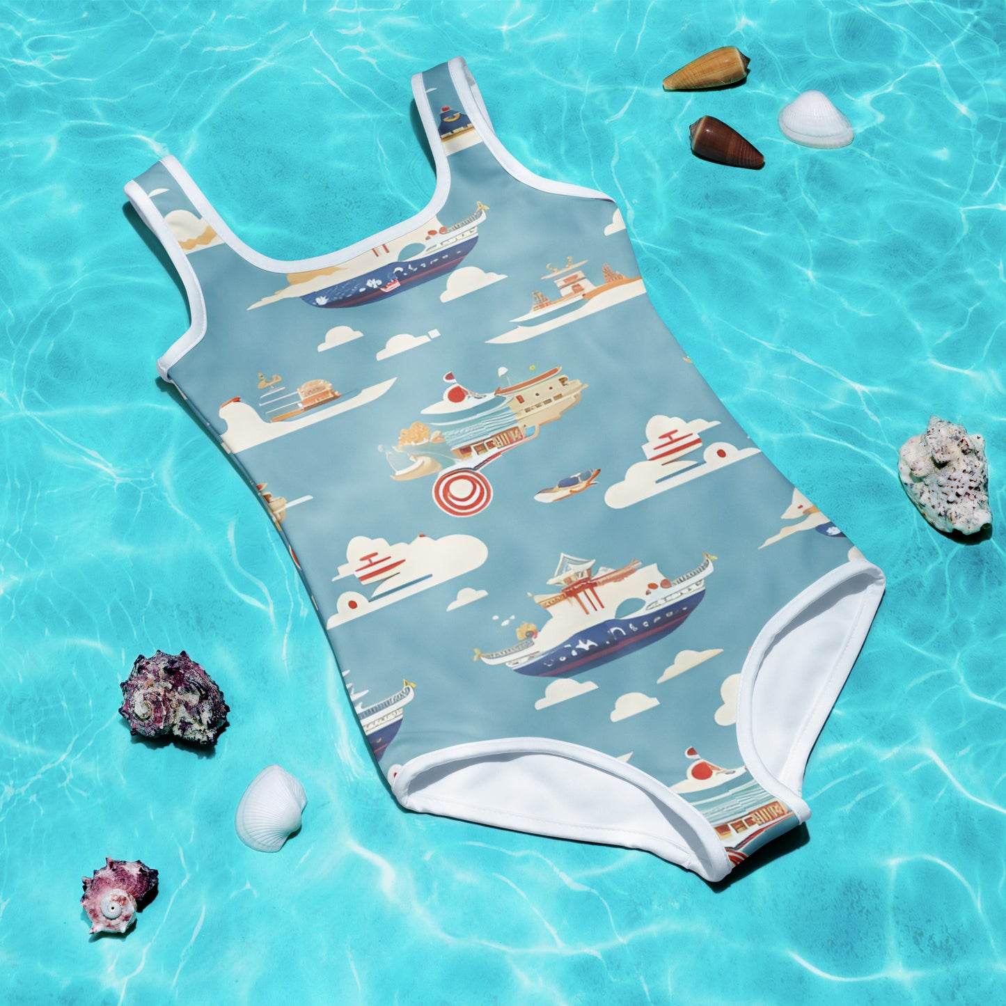 All-Over Print Kids Swimsuit